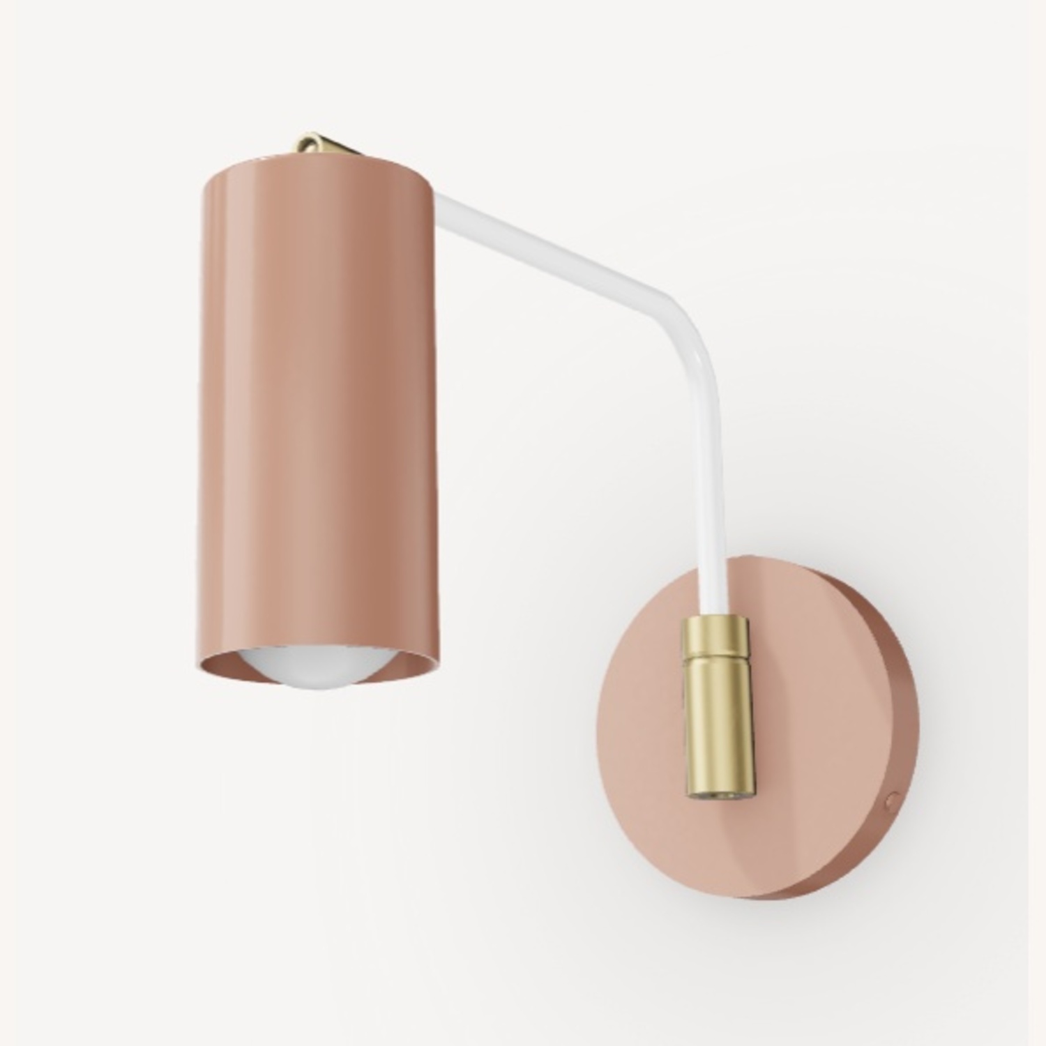 Luminaire Pink Metal Wall Lamp - image-7