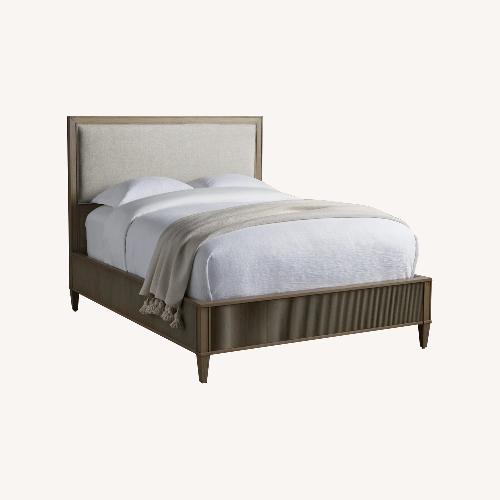 Used Arhaus Pearson Natural Wood King Bed for sale on AptDeco