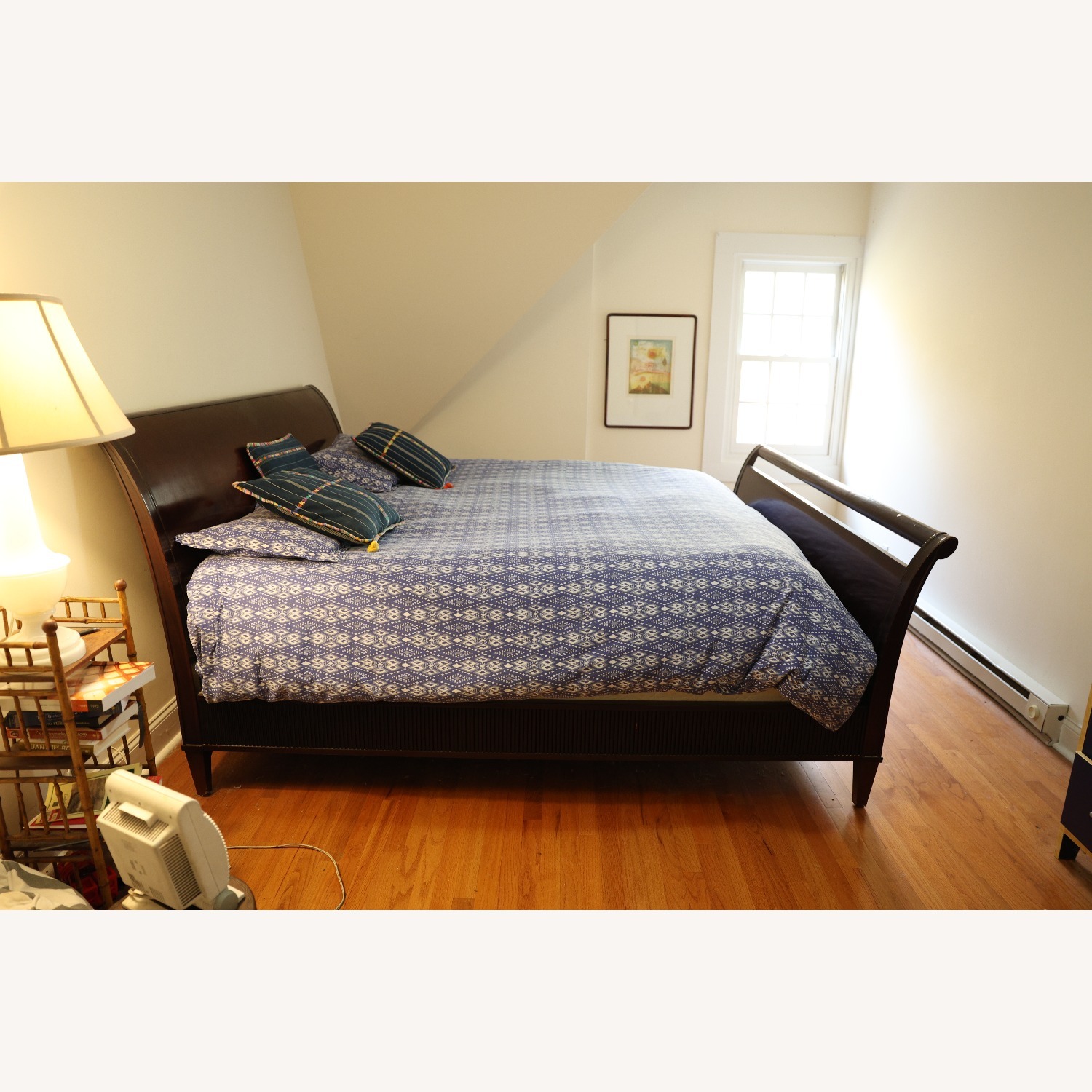 Baker Furniture Dark Brown King Bed - image-1