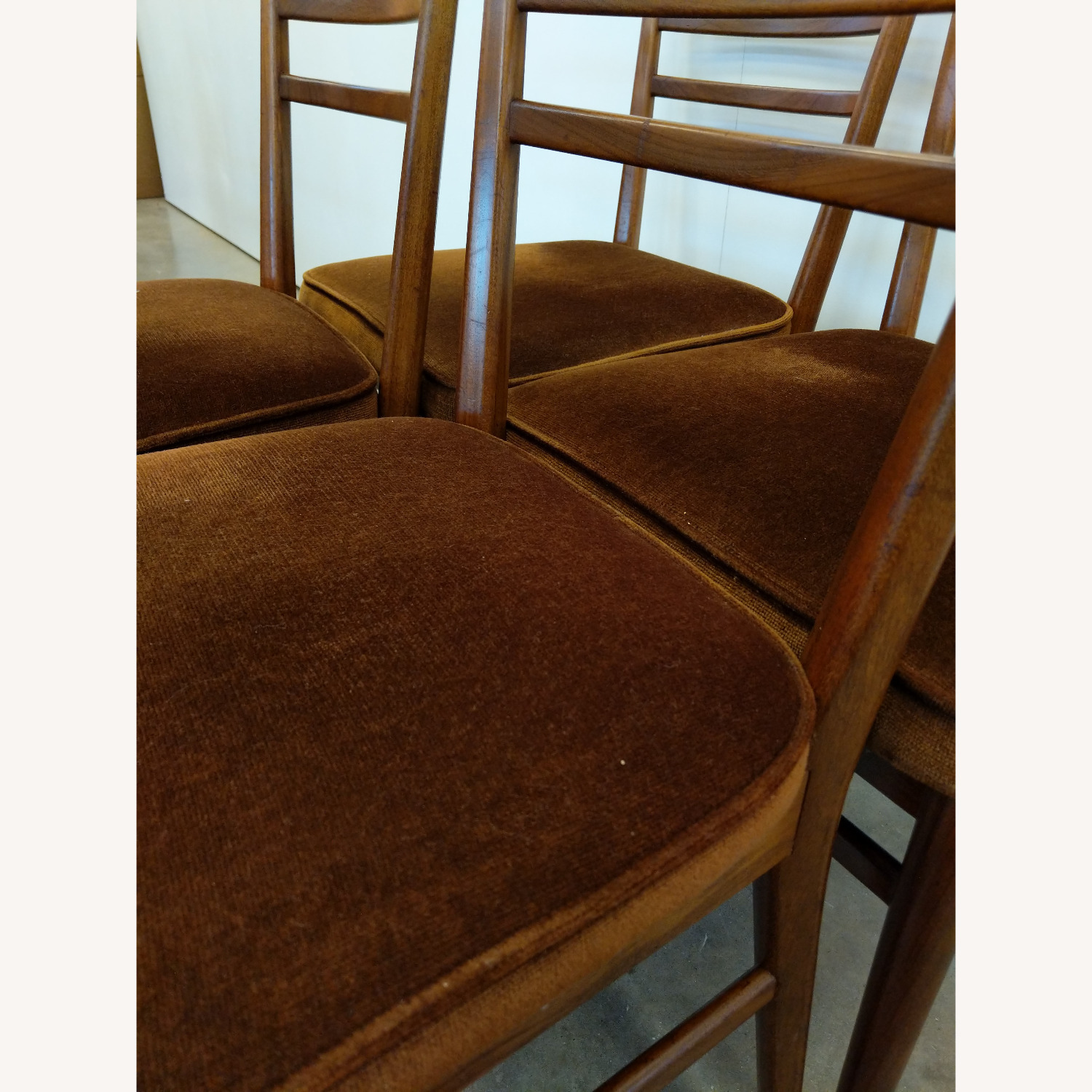 Set of 4 Vintage Mid Century Meredew Dining Chairs - image-9