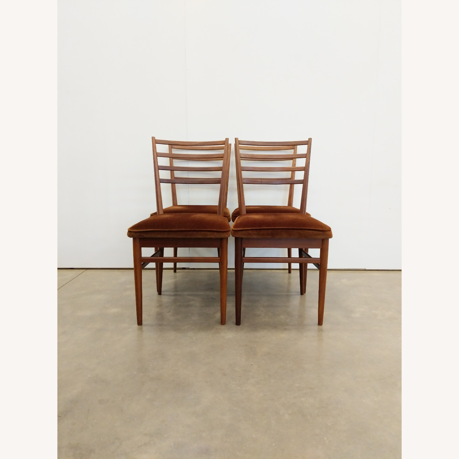 Set of 4 Vintage Mid Century Meredew Dining Chairs - image-5