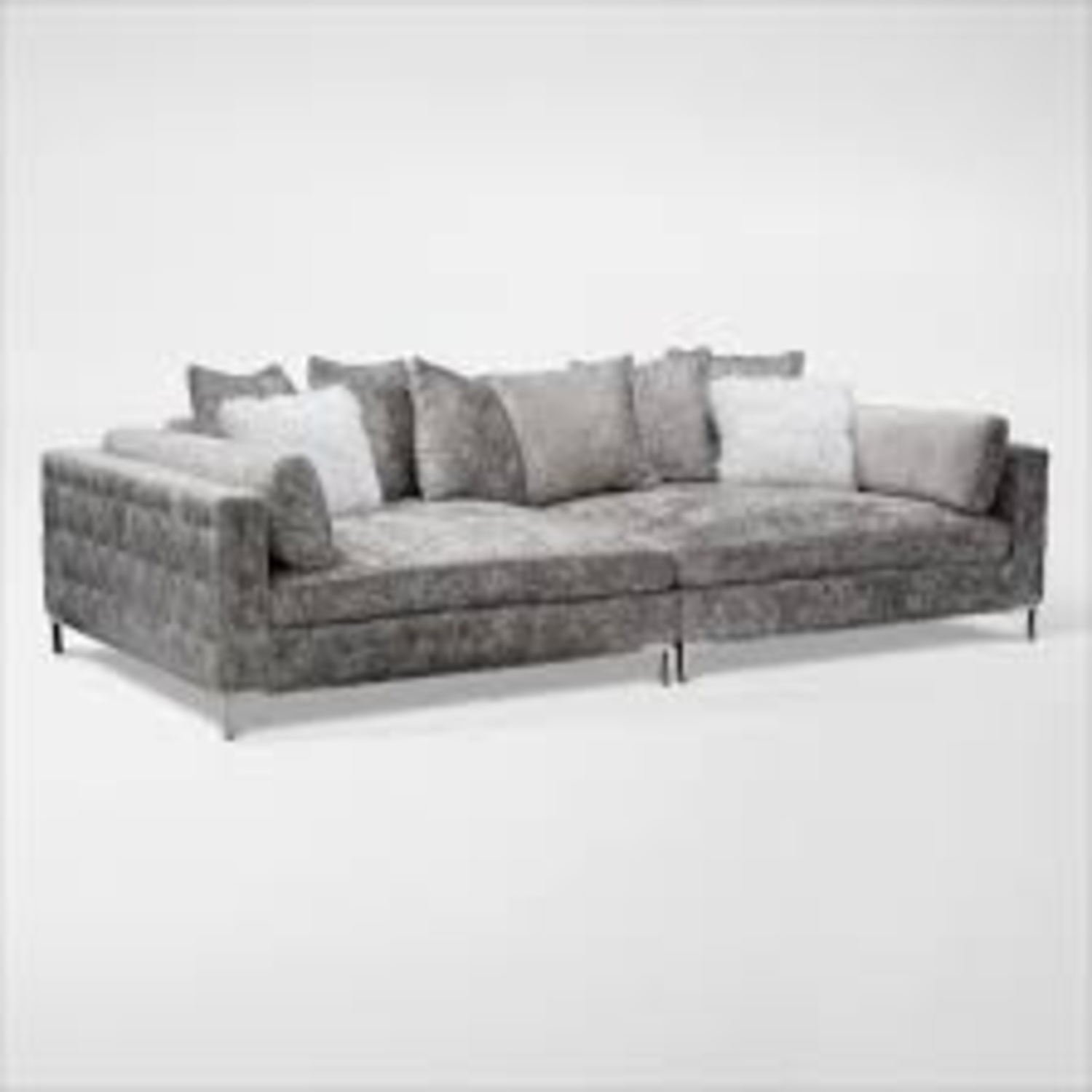 Value City Furniture Silver 2 Piece Sectional - image-7