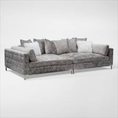 Used Value City Furniture Silver 2 Piece Sectional for sale on AptDeco