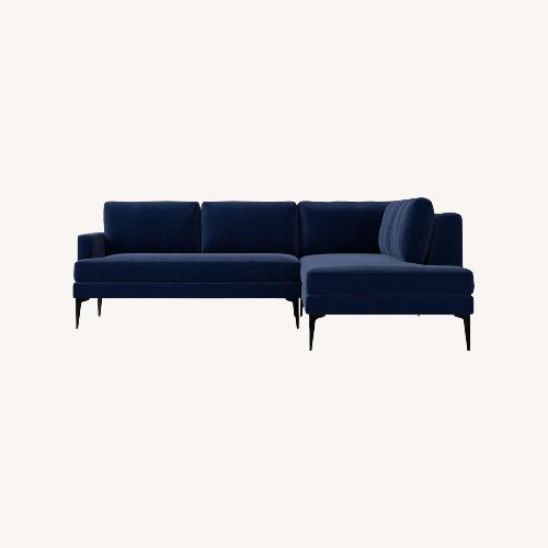 Used West Elm Andes 2 Piece Sectional  for sale on AptDeco