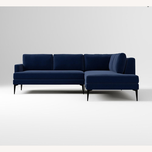 Used West Elm Andes 2 Piece Sectional  for sale on AptDeco