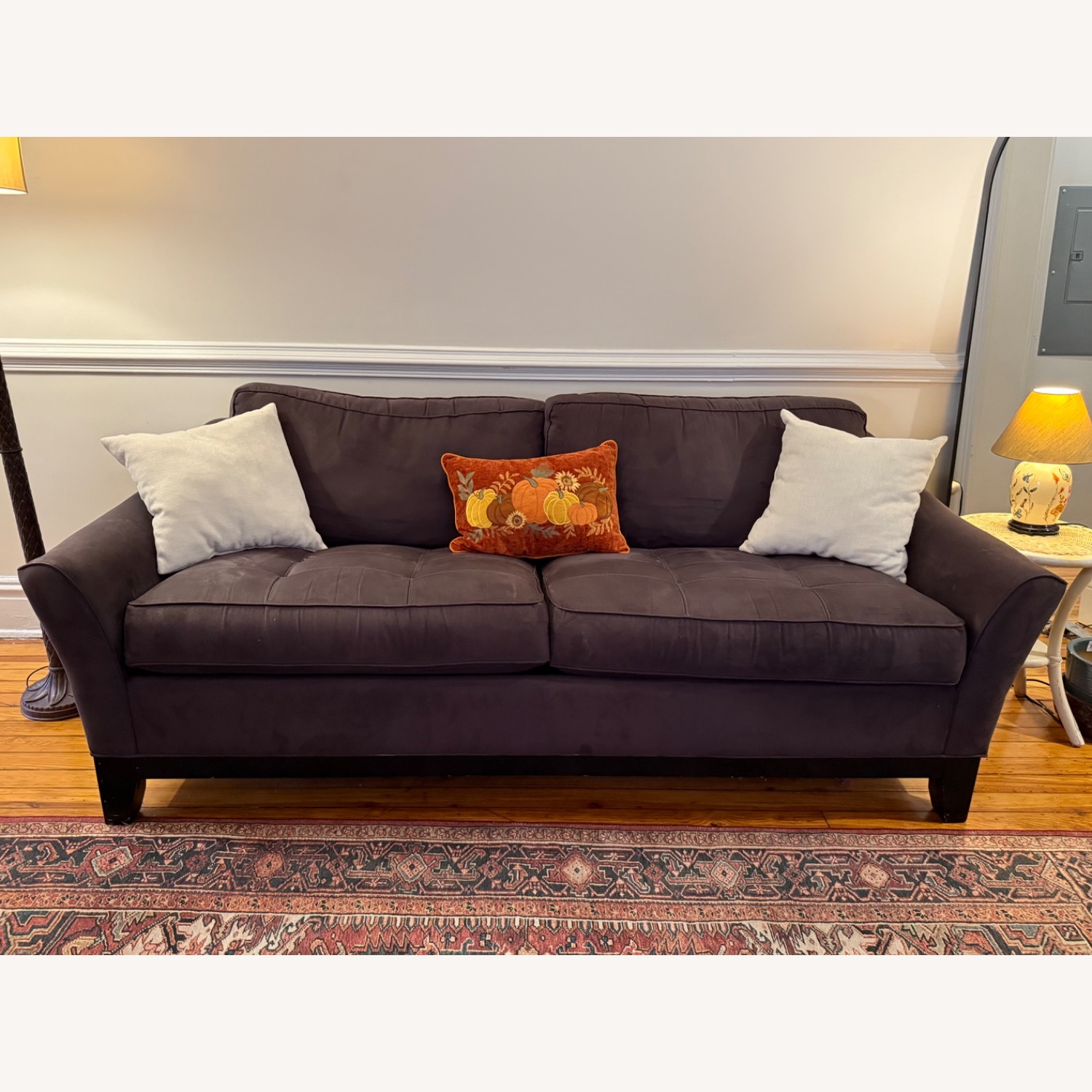 Rooms To Go Cindy Crawford Home Dark Gray Fabric Sleeper Sofa - image-1