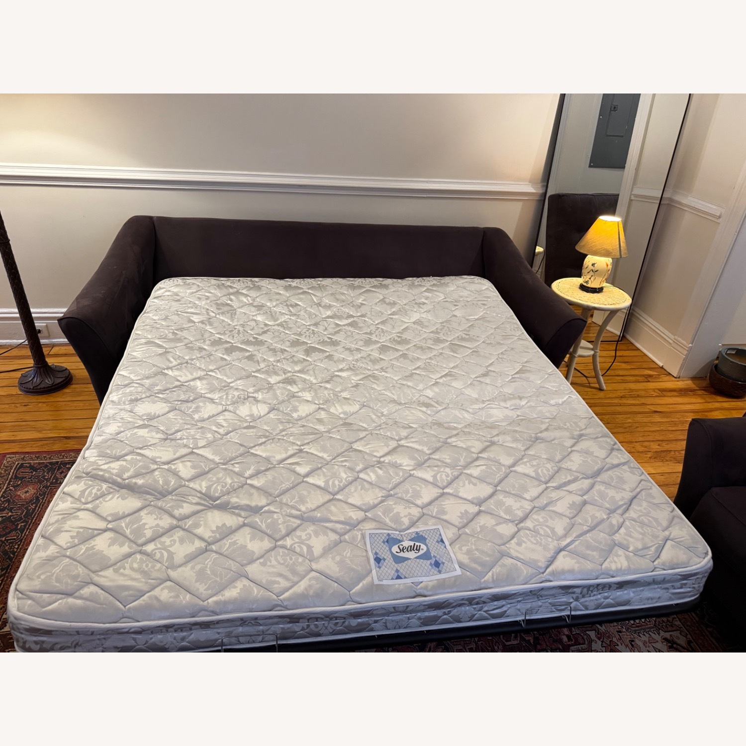 Rooms To Go Cindy Crawford Home Dark Gray Fabric Sleeper Sofa - image-3