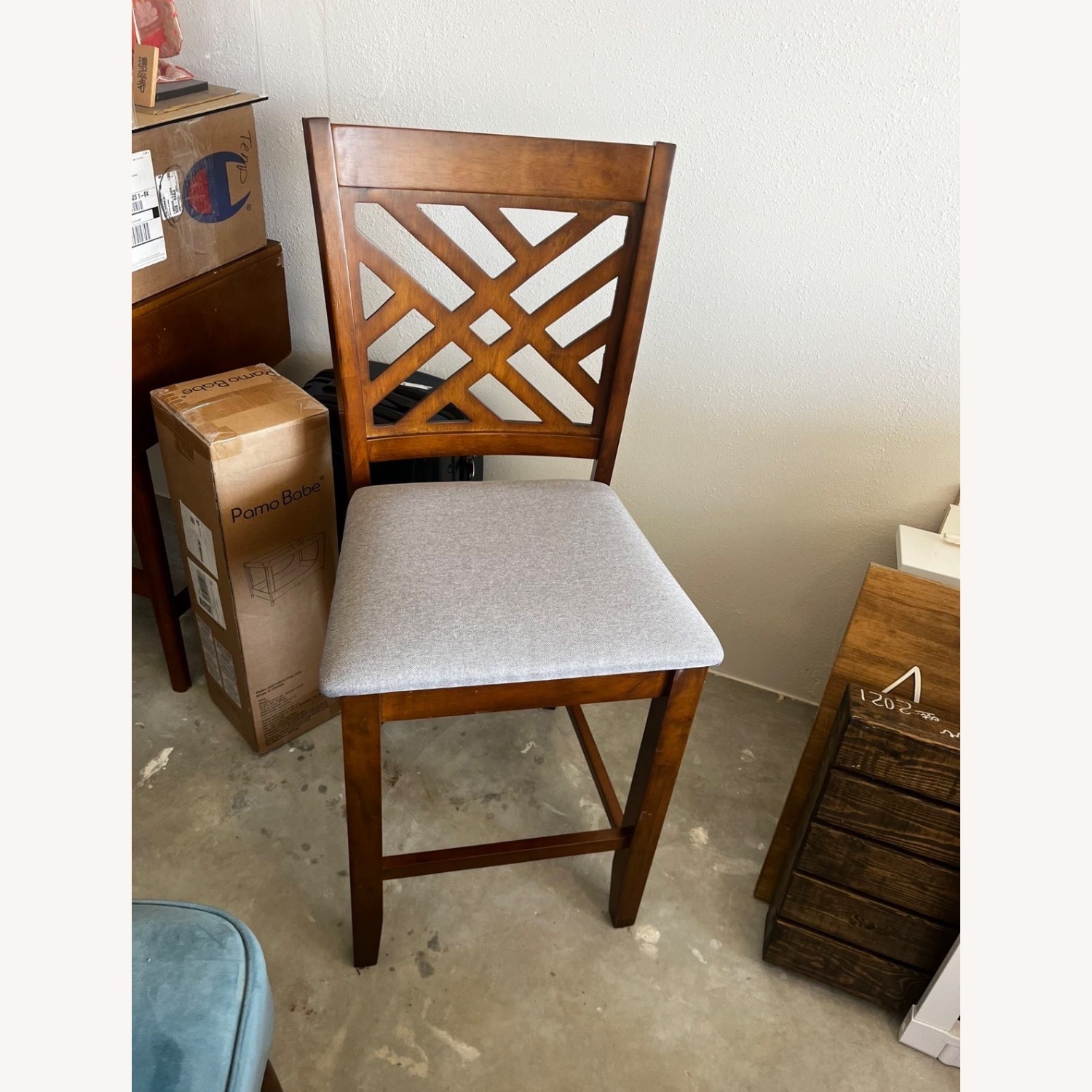 Baxton Studio Dark Brown Wood Dining Chairs - AptDeco