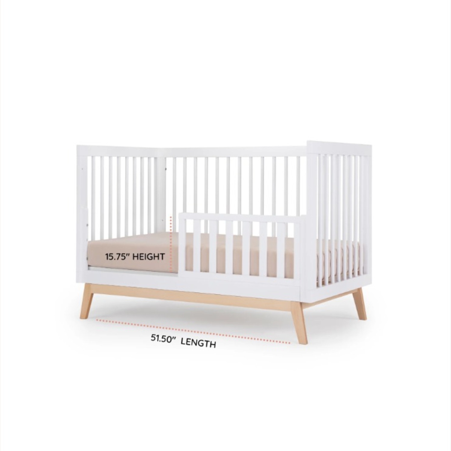 Dadada Soho Baby Crib 3 in 1 Convertible - image-8