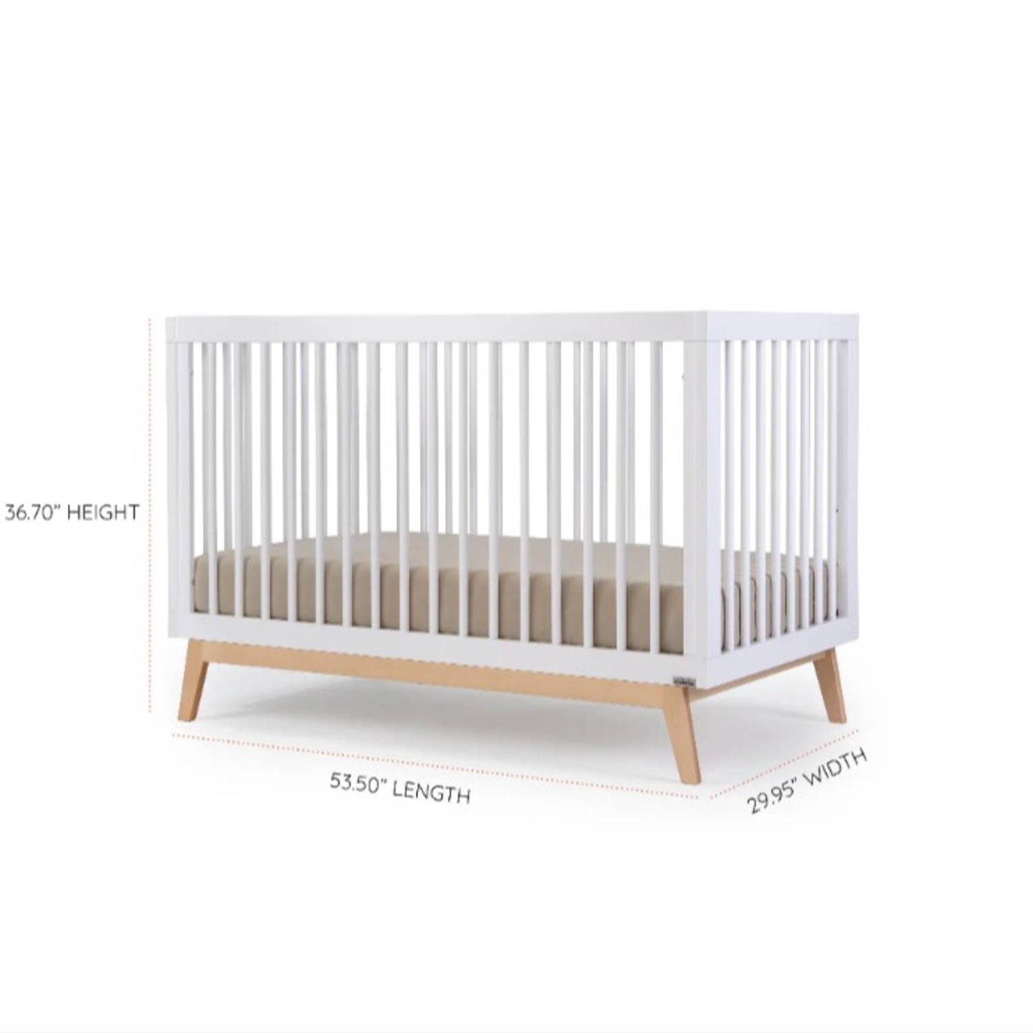 Dadada Soho Baby Crib 3 in 1 Convertible - image-4