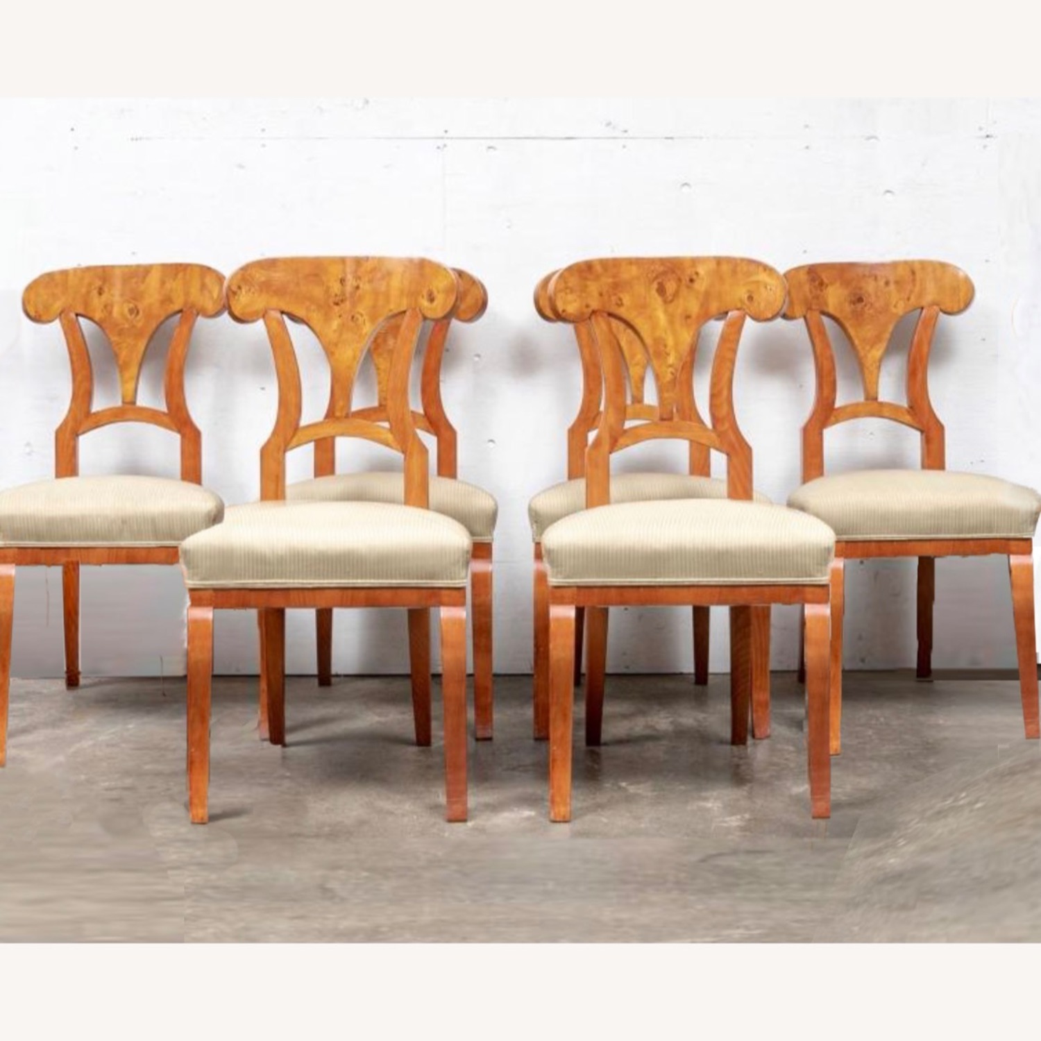 Biedermeier Reproduction Dining Chairs - image-1