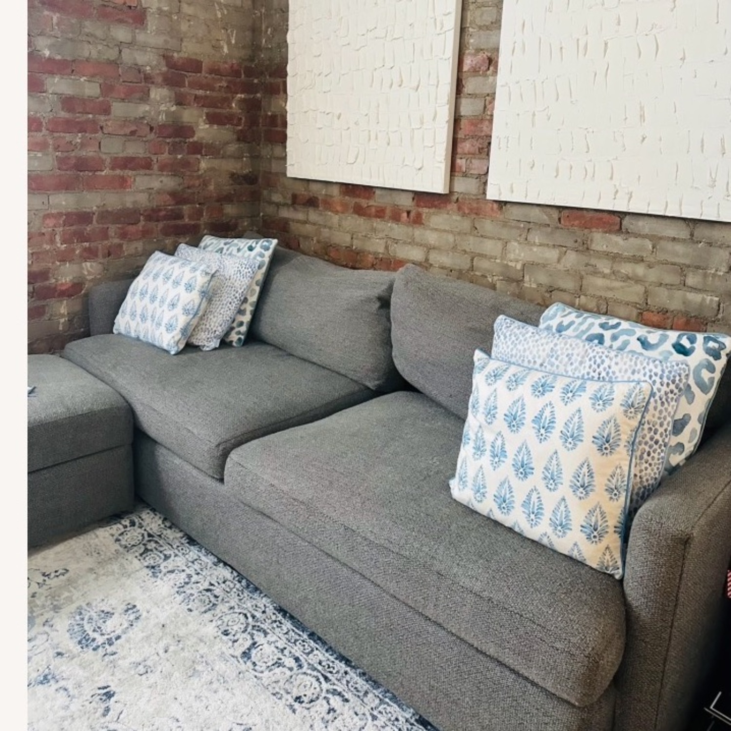 Crate & Barrel Lounge Petite Sofa - image-2