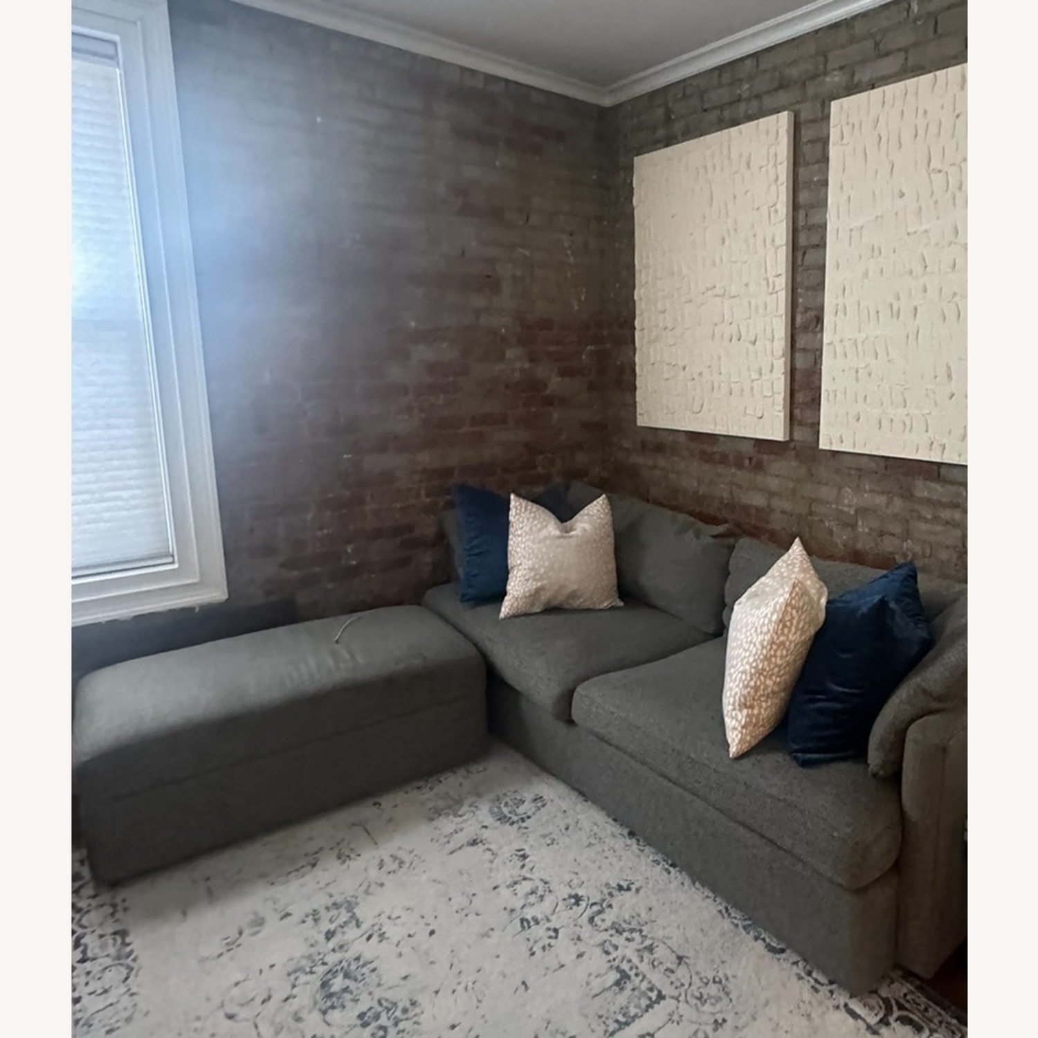 Crate & Barrel Lounge Petite Sofa - image-1