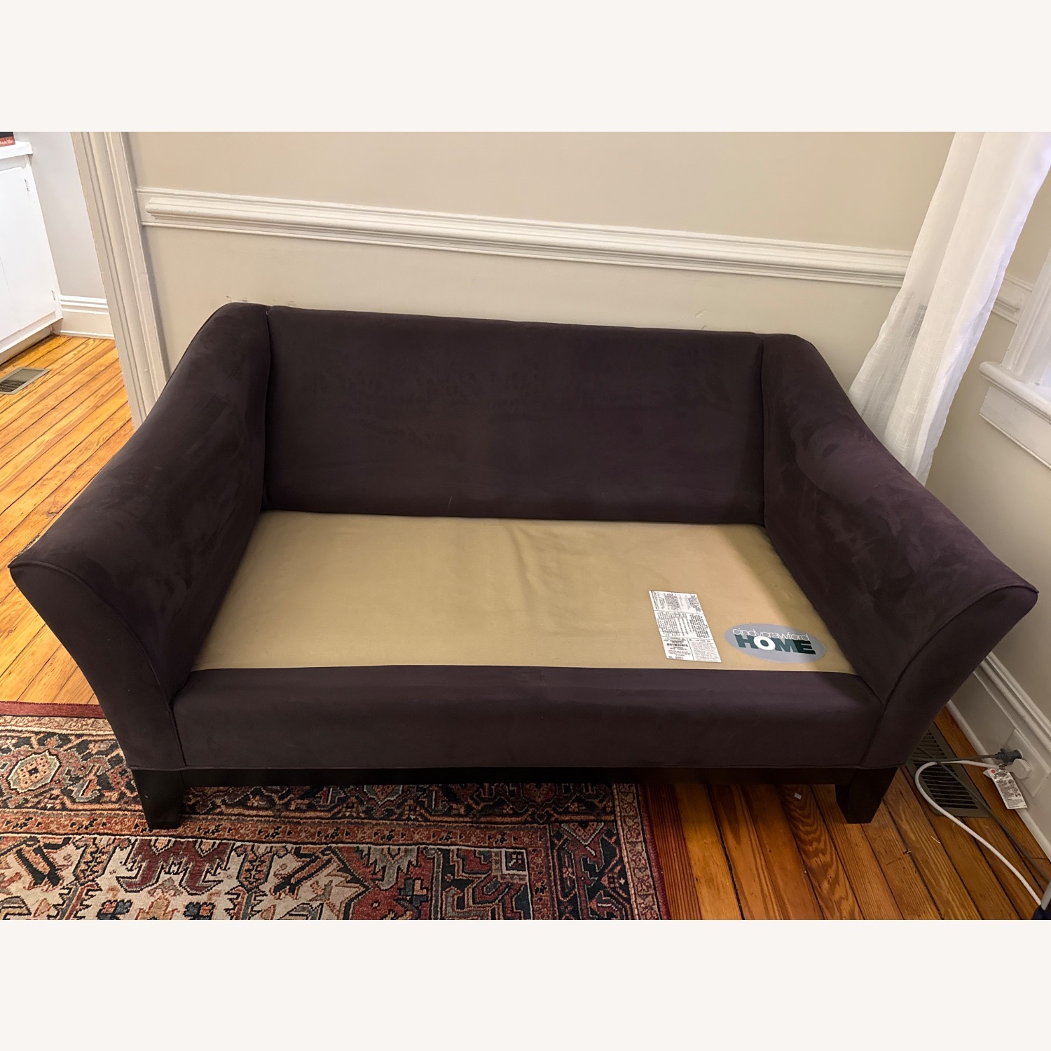 Rooms To Go Cindy Crawford Dark Gray Fabric Loveseat - image-3