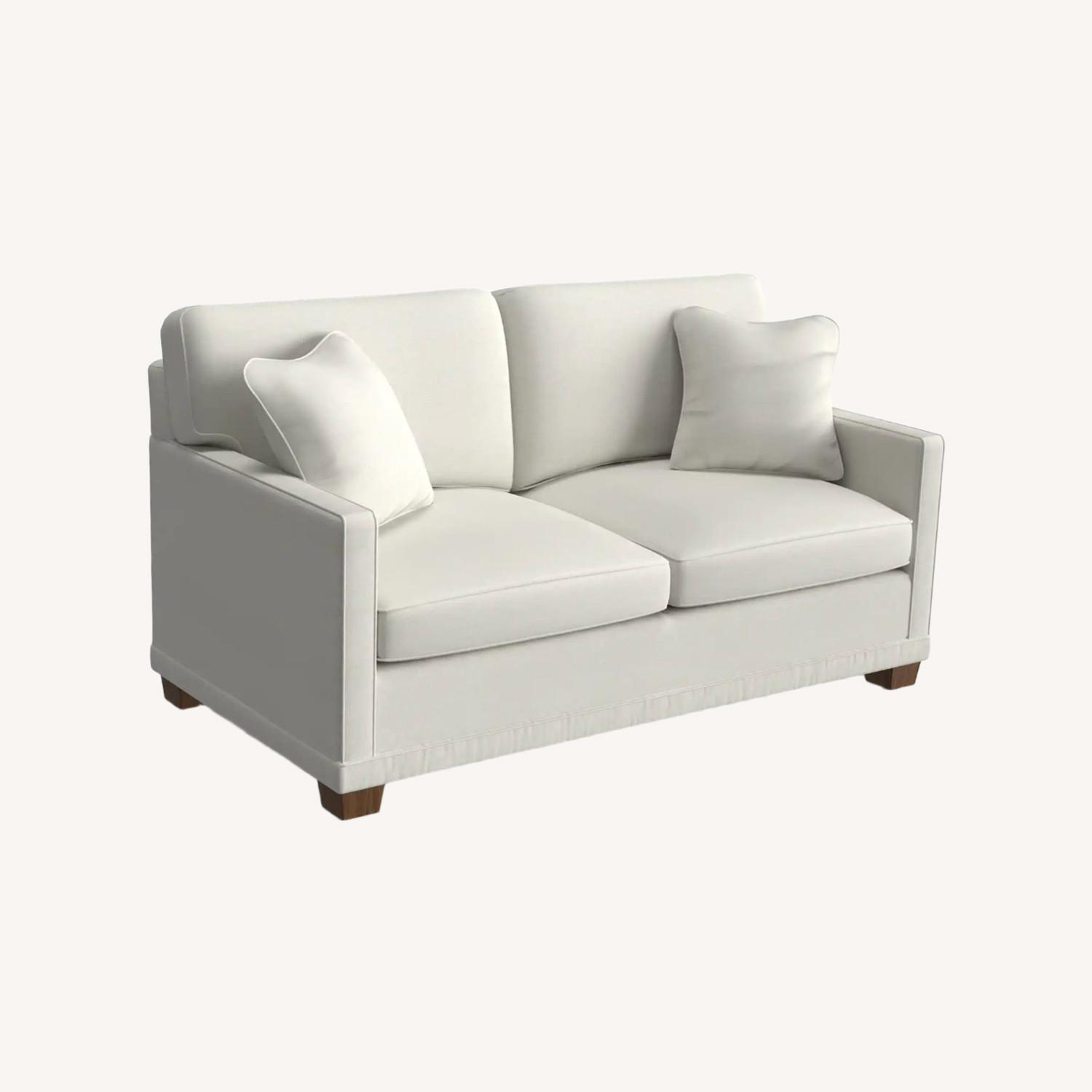La-Z-Boy Light Gray Fabric Sleeper Sofa - image-0