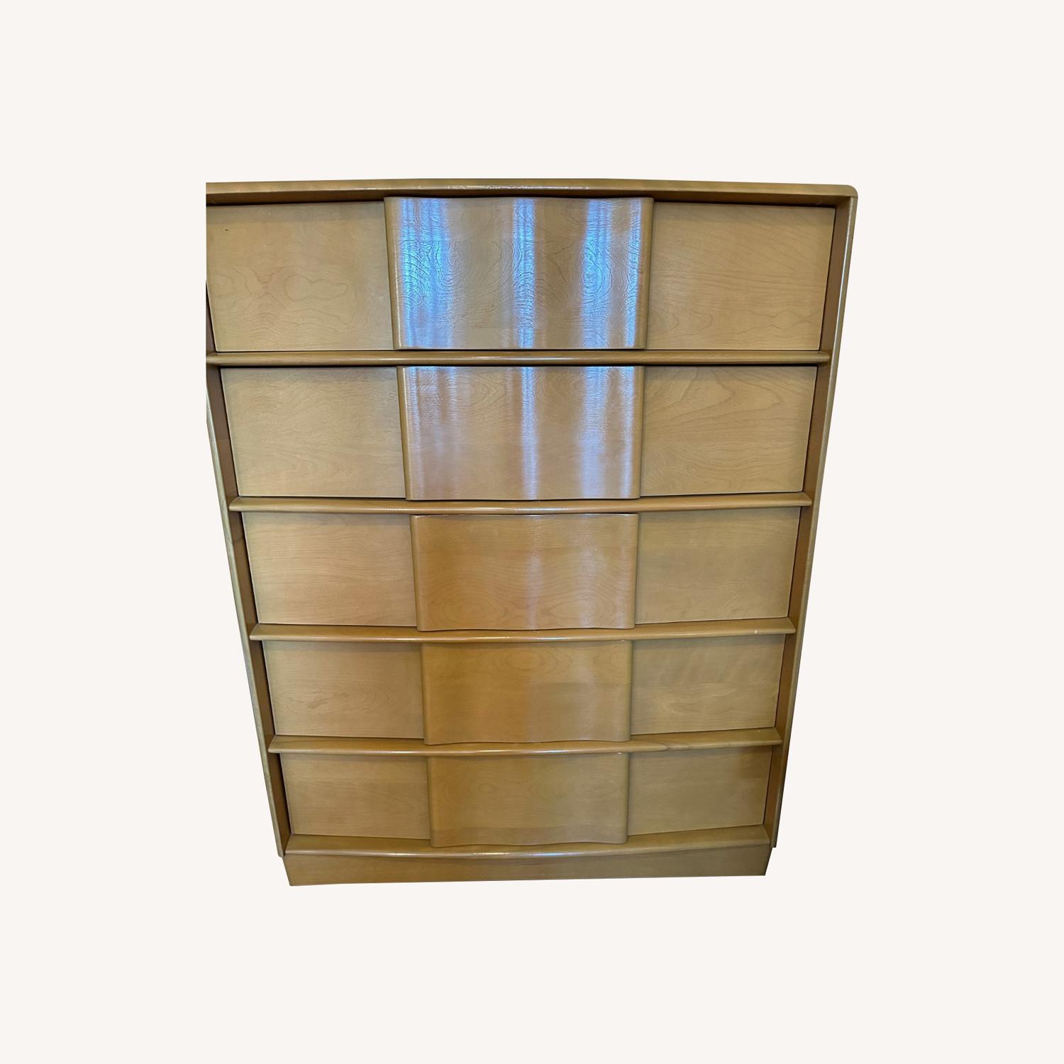 Heywood Wakefield Sculptura Wood Dresser - image-0