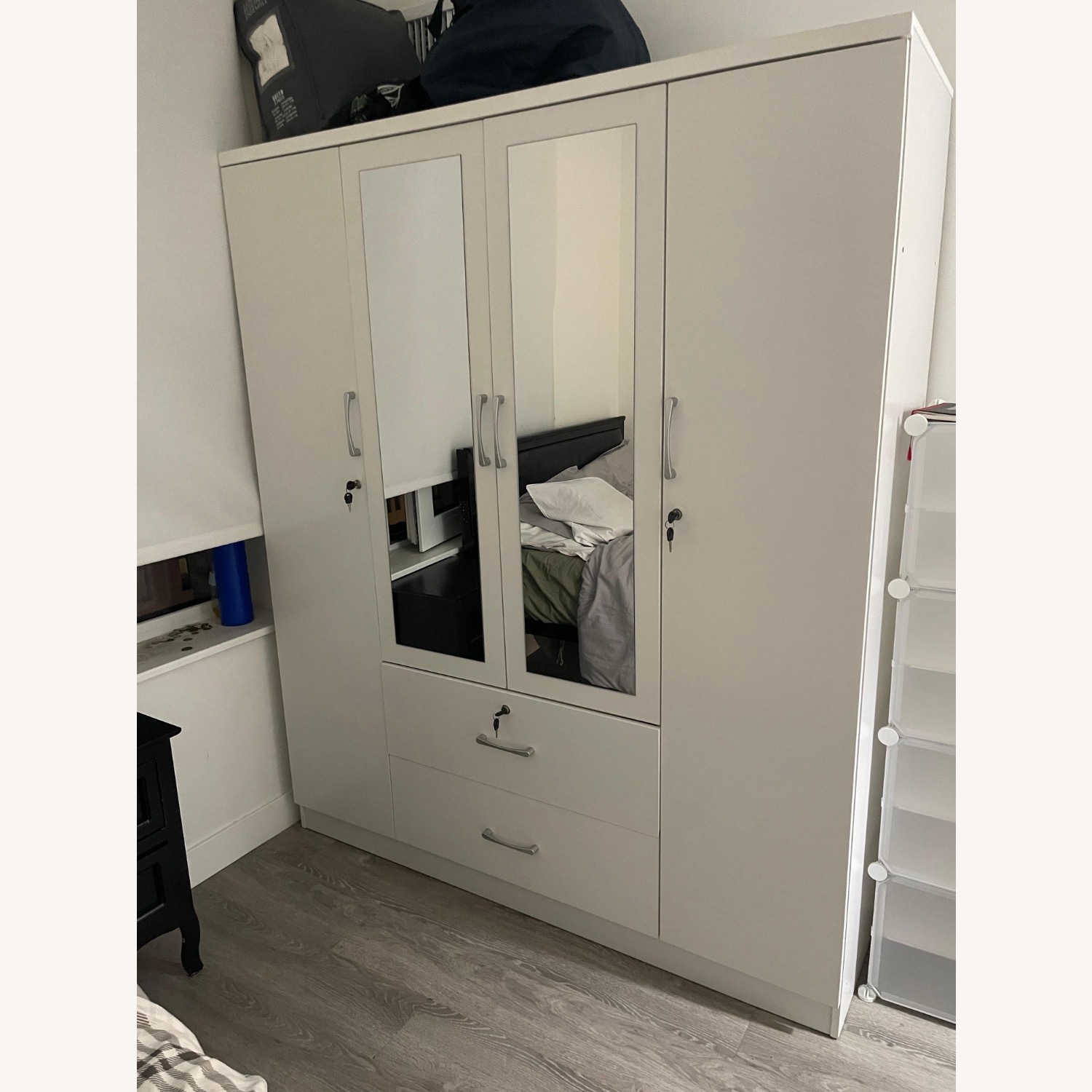 White Armoire - image-1