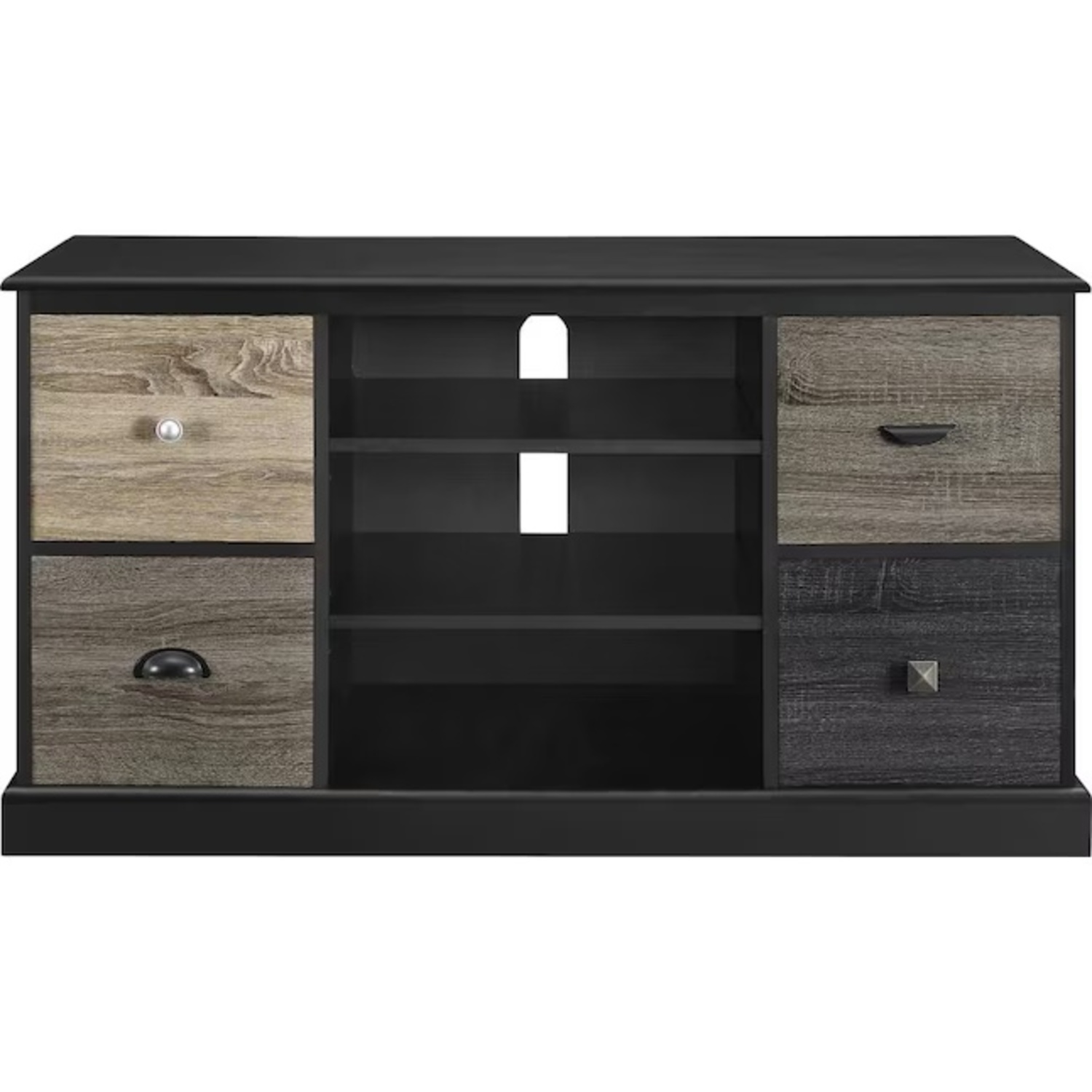 Wayfair Black & Multi-Color Wood Media Storage - image-6