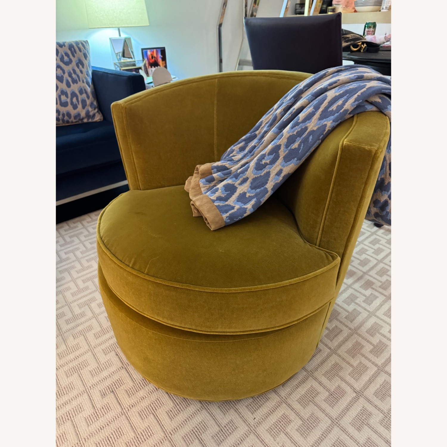 Room & Board Swivel Chair Pair - image-1