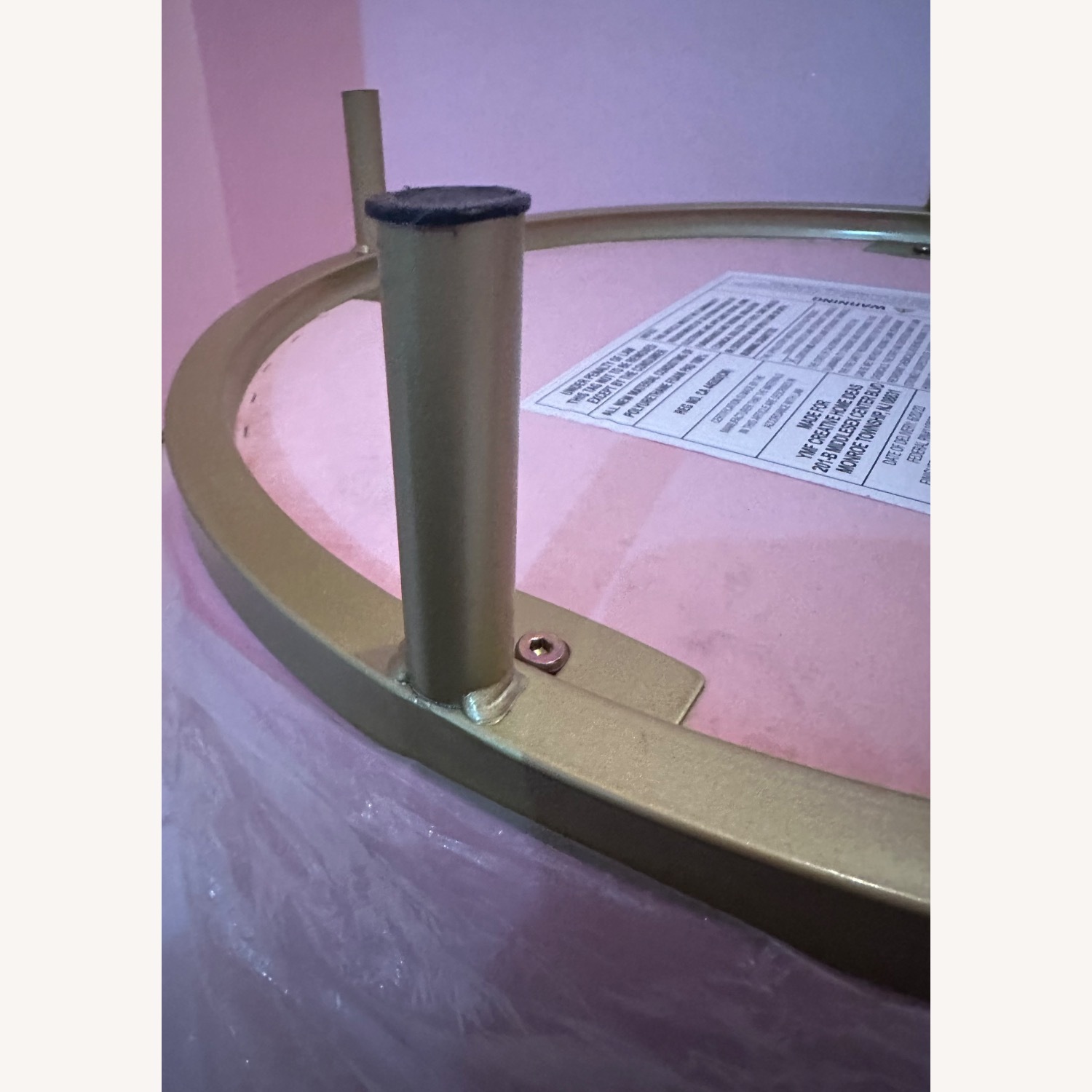 Urban Outfitters Pink Fabric Ottoman - image-99