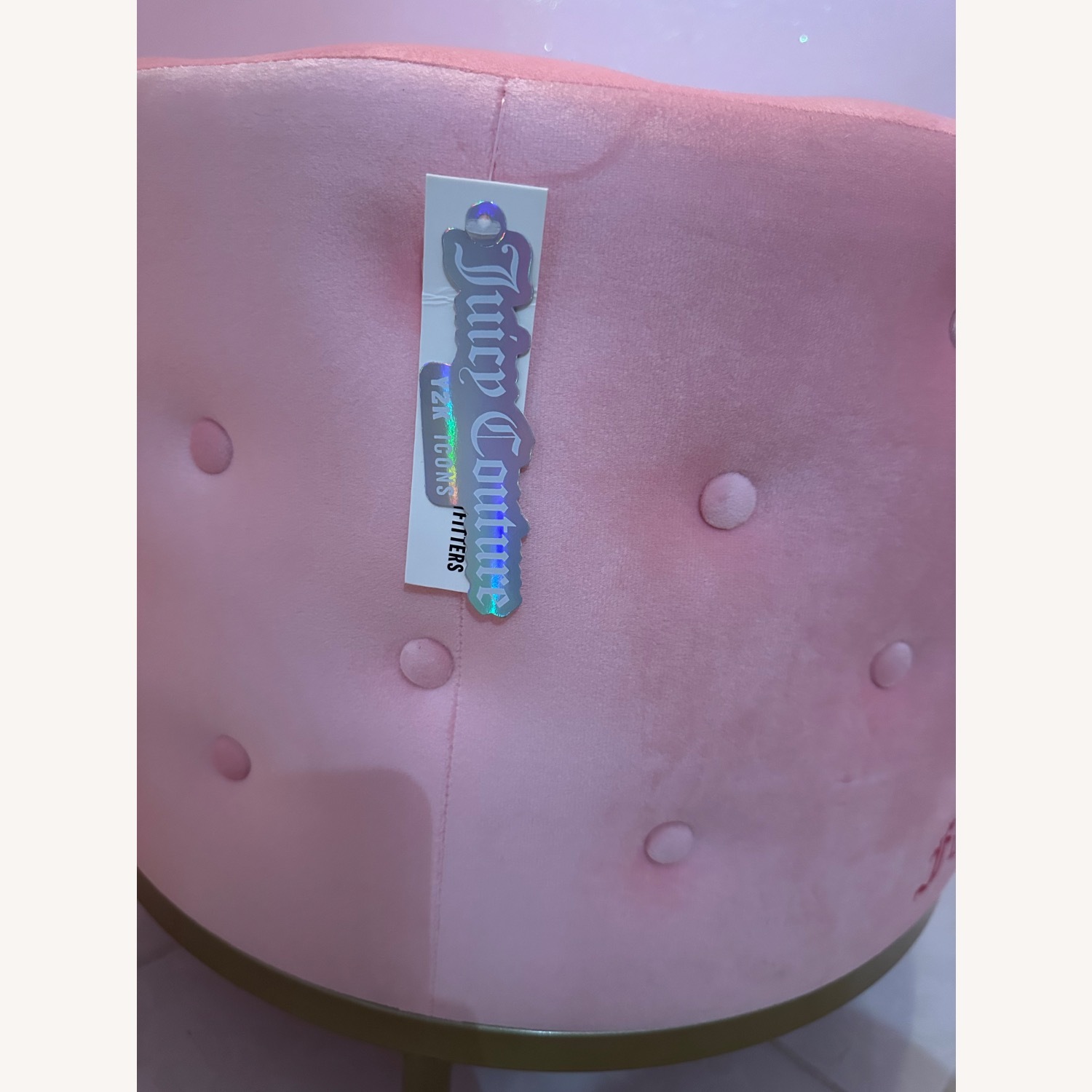 Urban Outfitters Pink Fabric Ottoman - image-69