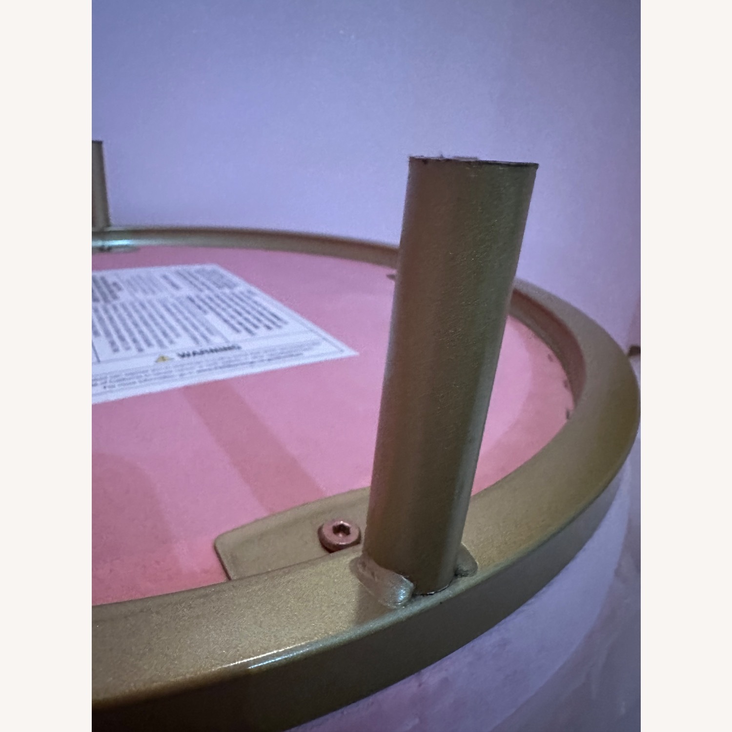 Urban Outfitters Pink Fabric Ottoman - image-85