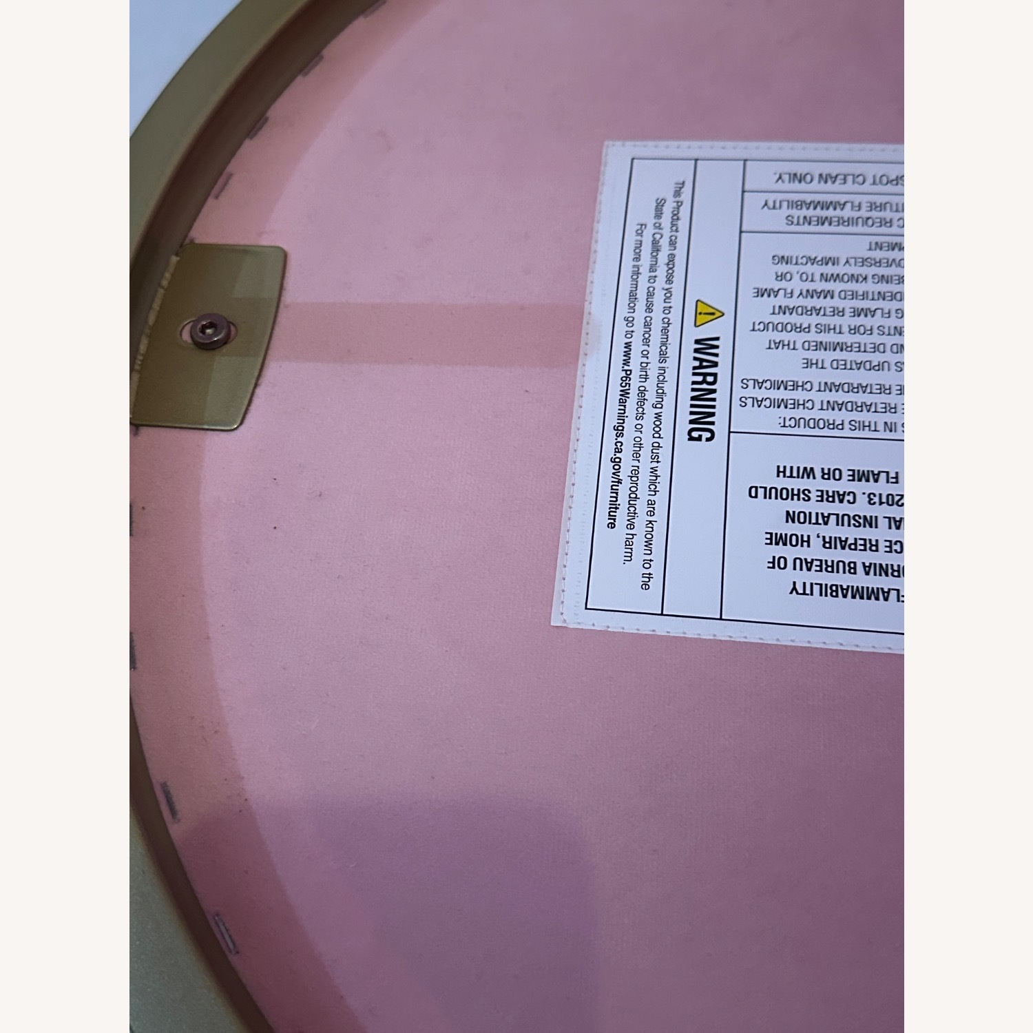 Urban Outfitters Pink Fabric Ottoman - image-77