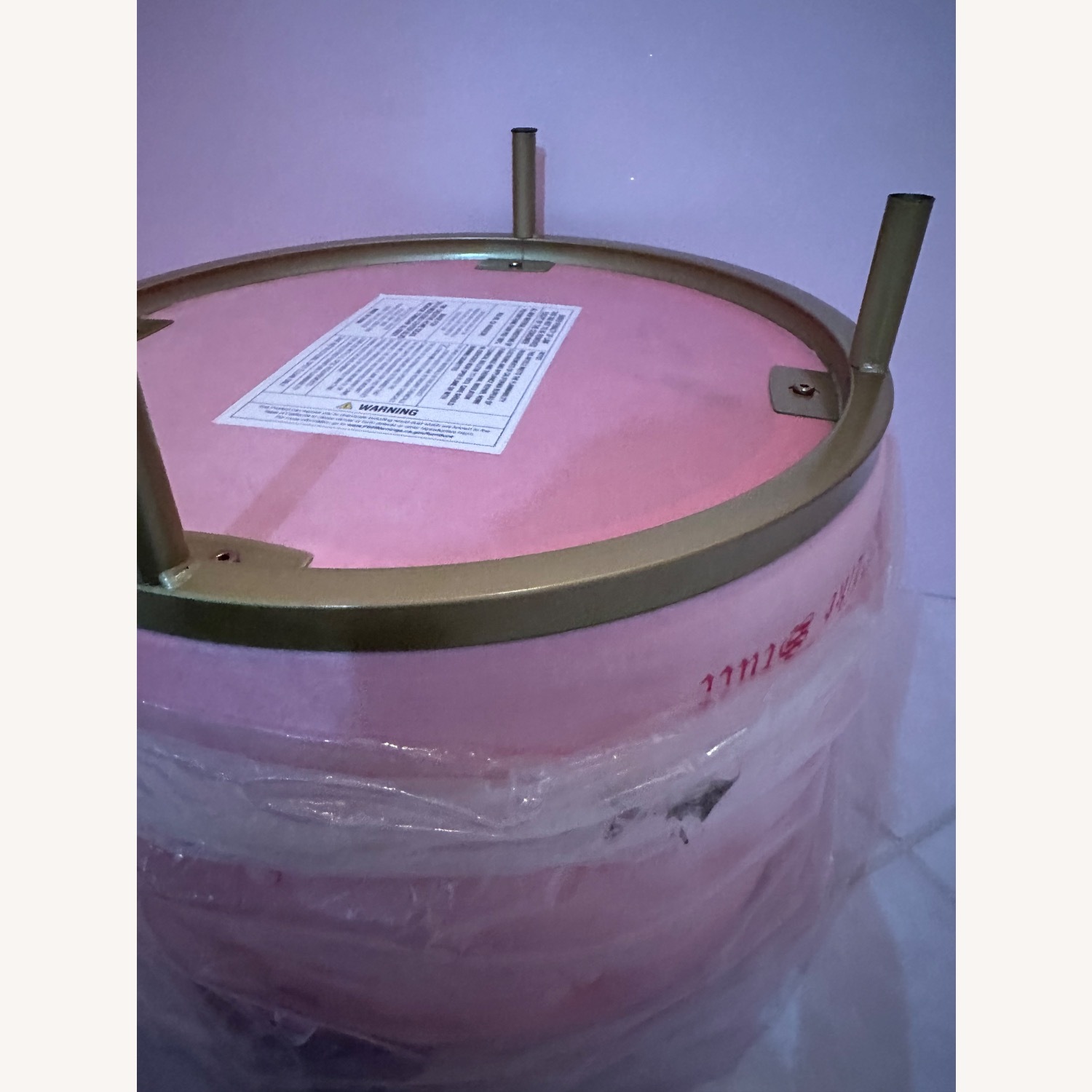 Urban Outfitters Pink Fabric Ottoman - image-89