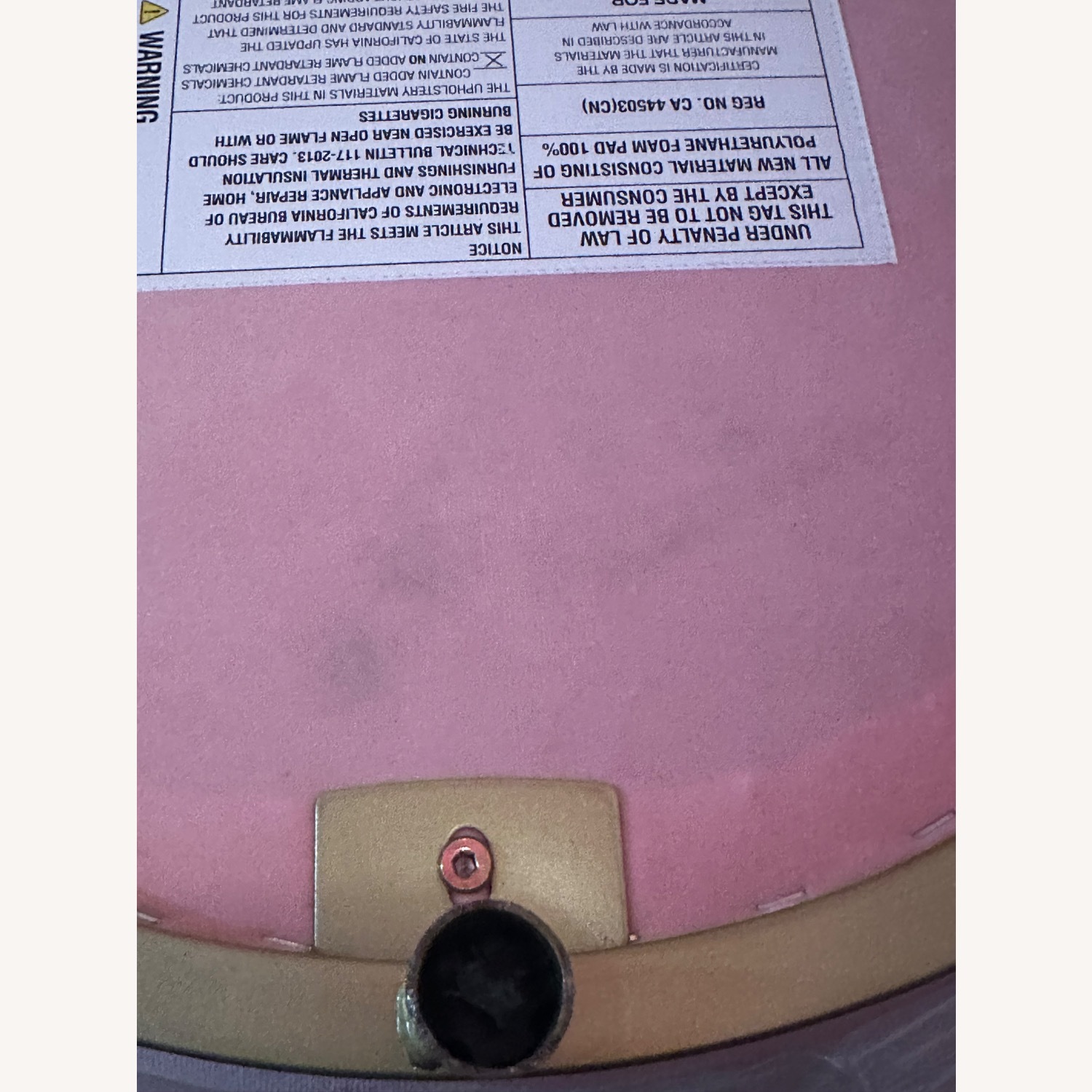 Urban Outfitters Pink Fabric Ottoman - image-76