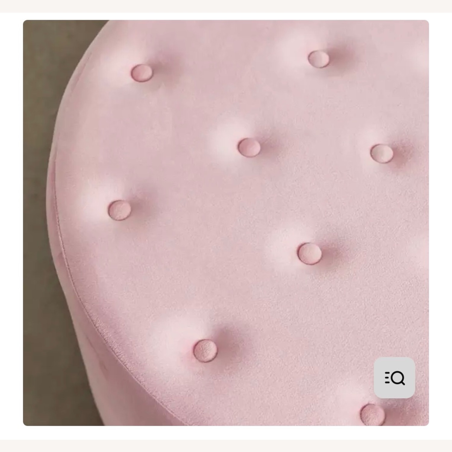 Urban Outfitters Pink Fabric Ottoman - image-114