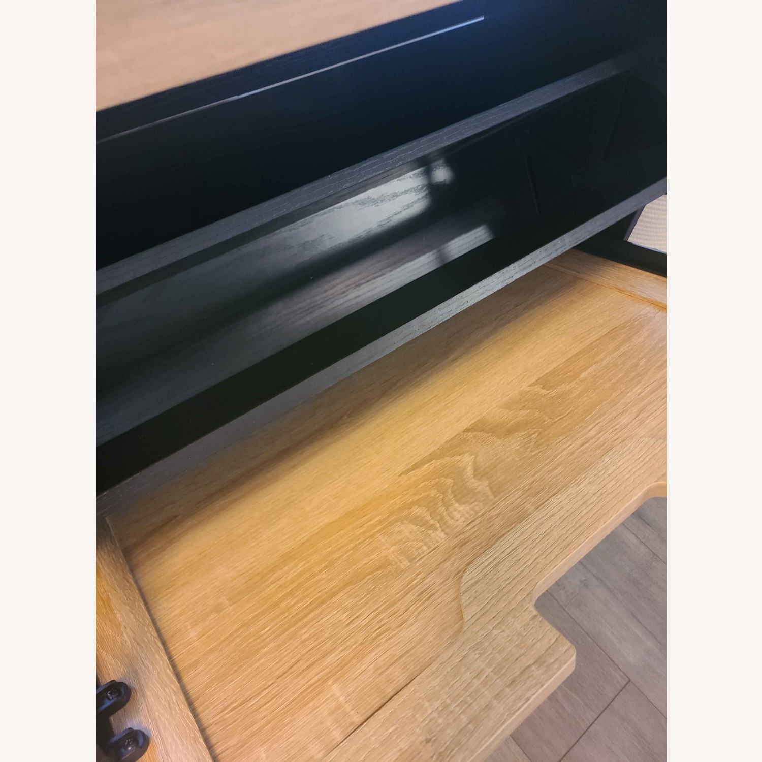 Rattan Shoe Storage Cabinet - image-4