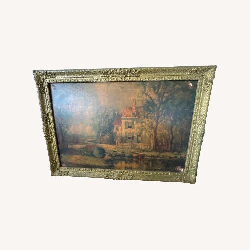 Used Vintage/Antique Dark Brown Wall Art for sale on AptDeco
