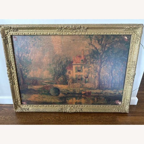 Used Vintage/Antique Dark Brown Wall Art for sale on AptDeco
