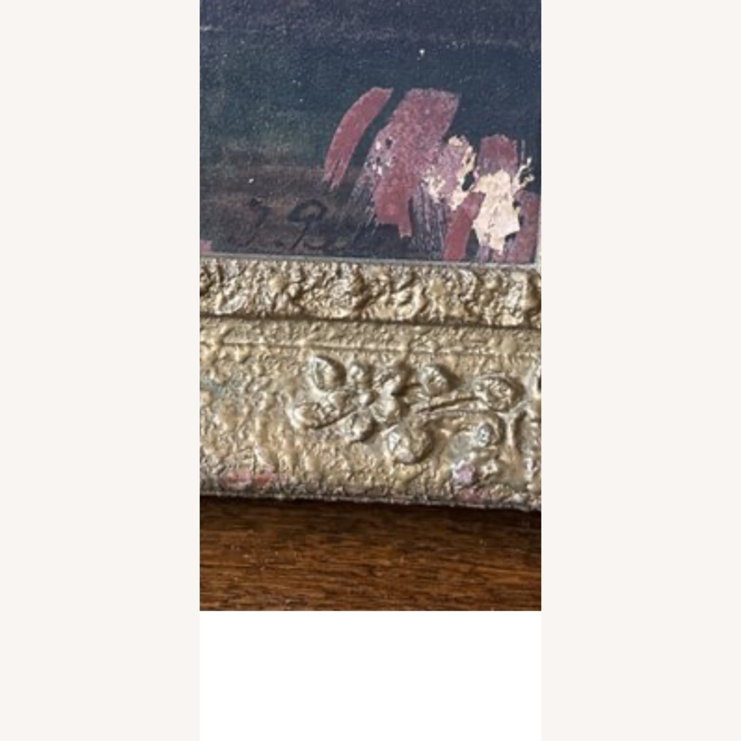 Vintage/Antique Dark Brown Wall Art - image-6