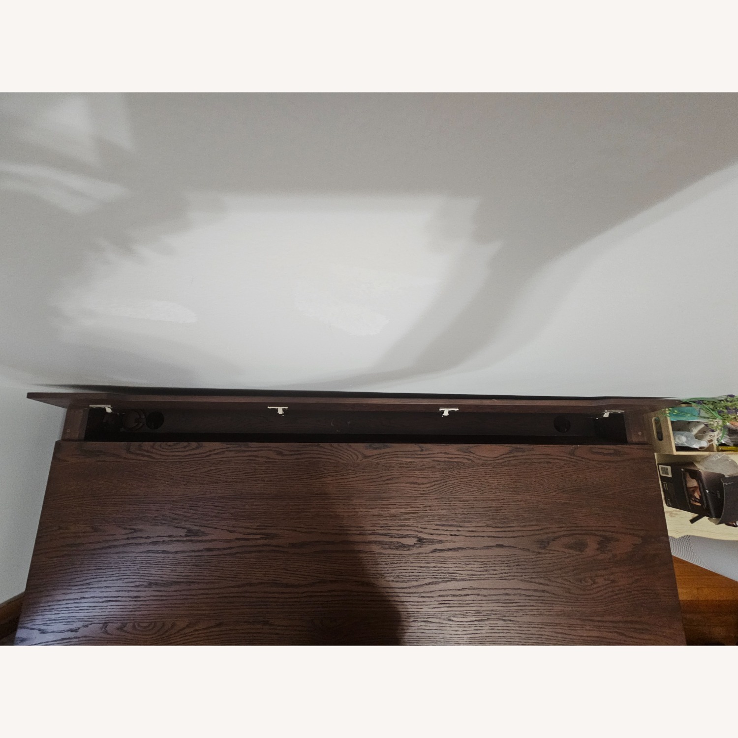 Article Madera Dark Brown Wood Desk - image-3