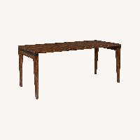 Article Madera Dark Brown Wood Desk