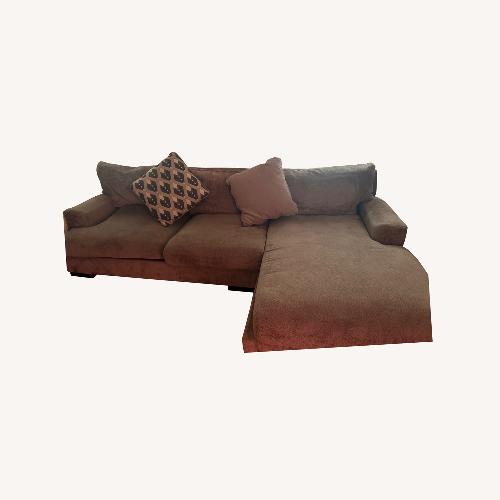 Used Ashley Furniture Bardarson Dark Gray Fabric Chaise Lounge for sale on AptDeco