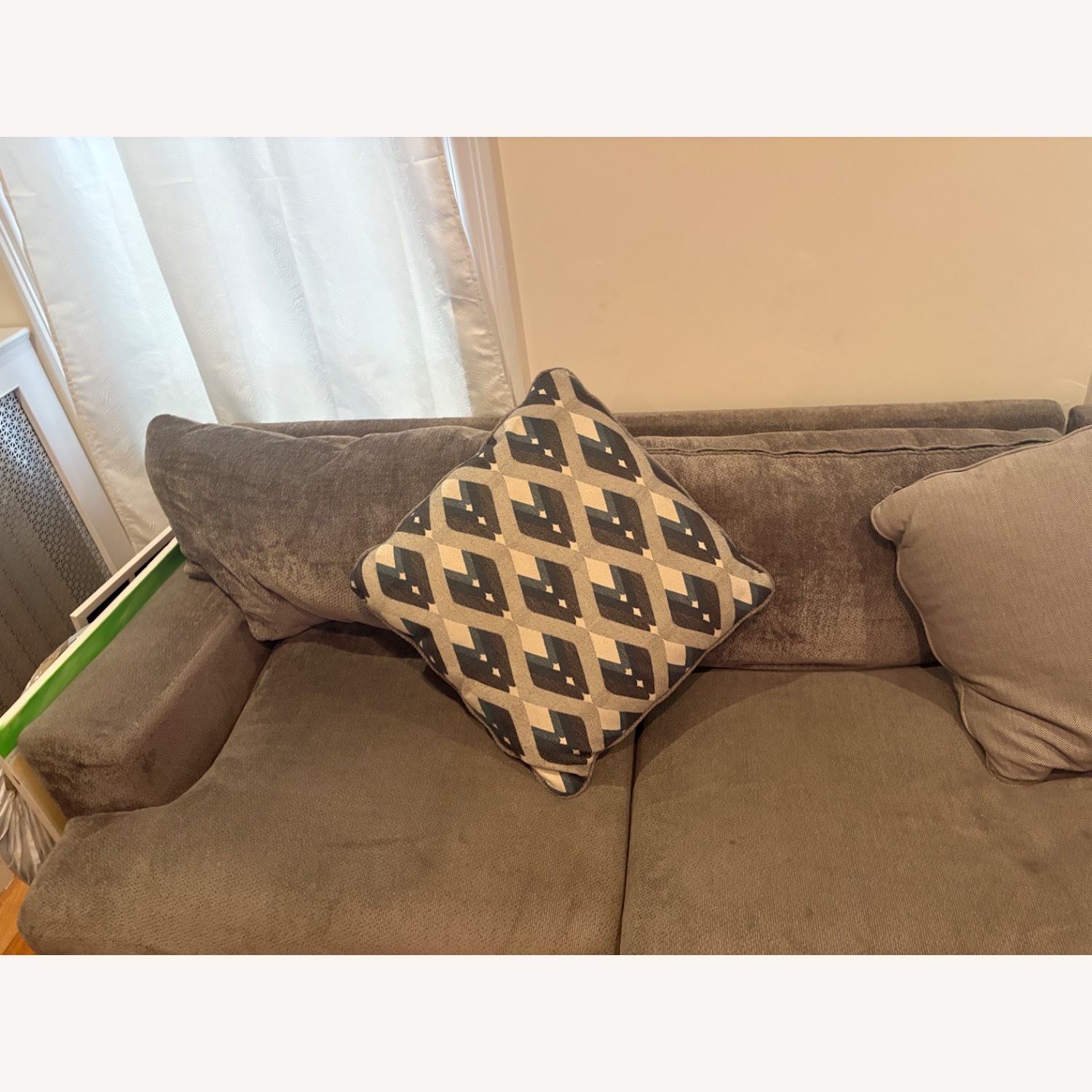 Ashley Furniture Bardarson Dark Gray Fabric Chaise Lounge - image-6