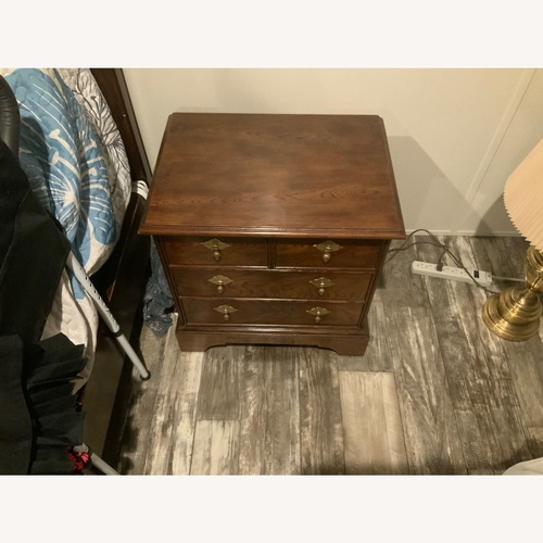 Used Vintage/Antique Natural Oak Wood Nightstands for sale on AptDeco