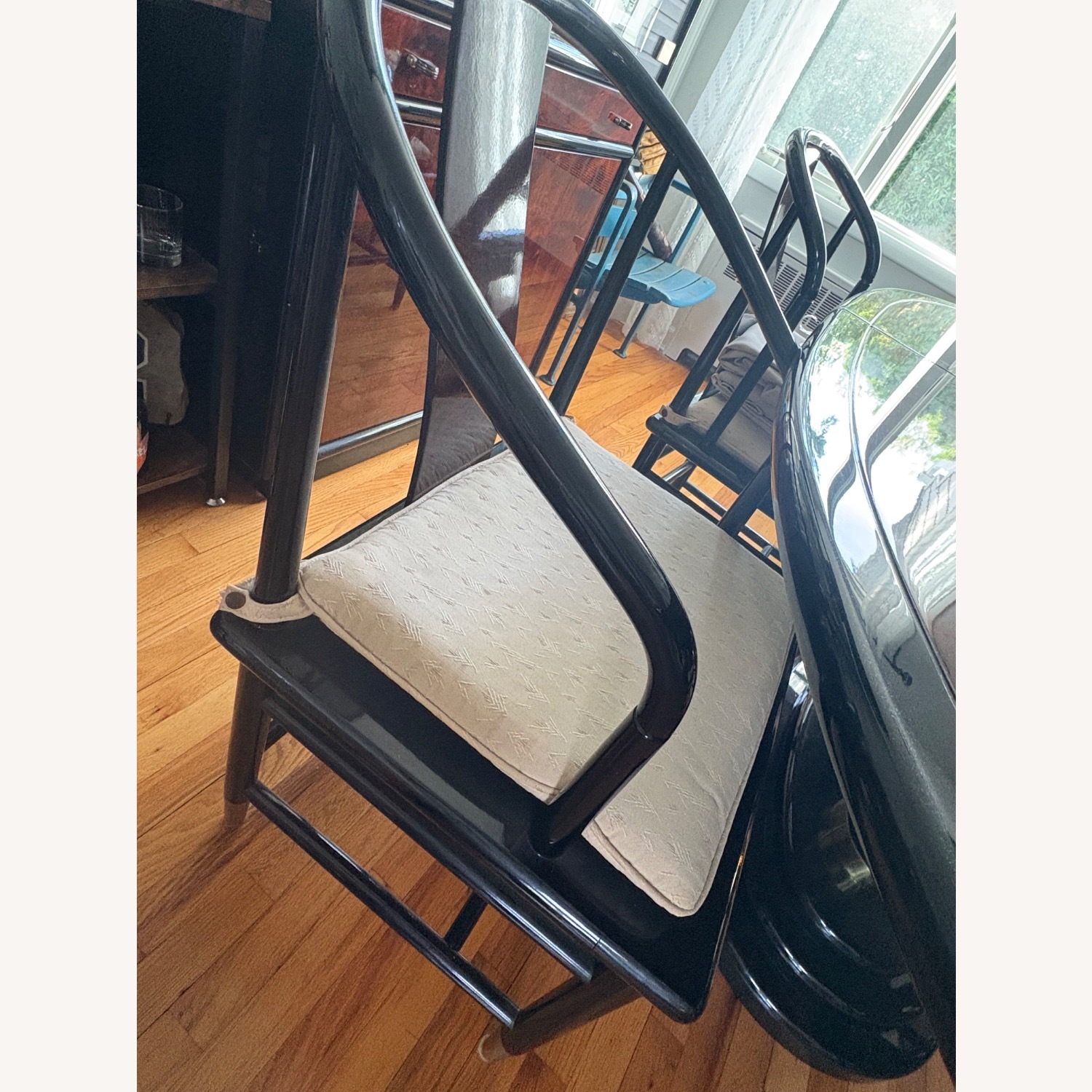 Hendredon Burled Black Wood Wall Unit - image-9