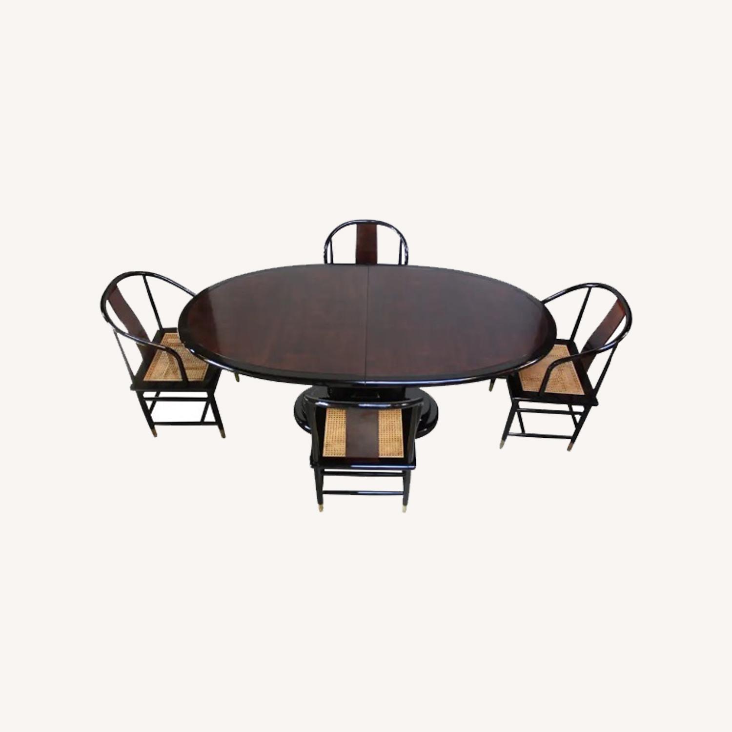 Scene Iii Black Wood Dining Sets - image-0