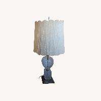 Cut Crystal and Brass Table Lamps
