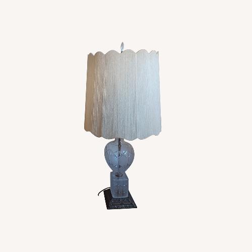 Used Cut Crystal and Brass Table Lamps for sale on AptDeco