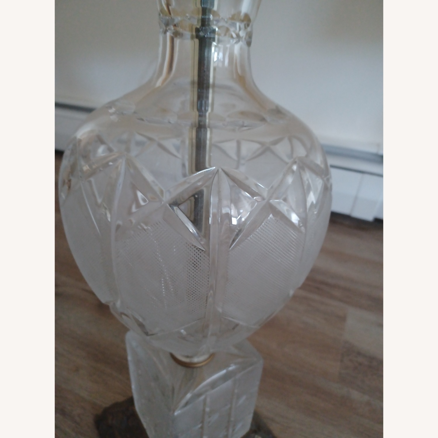 Cut Crystal and Brass Table Lamps - image-2