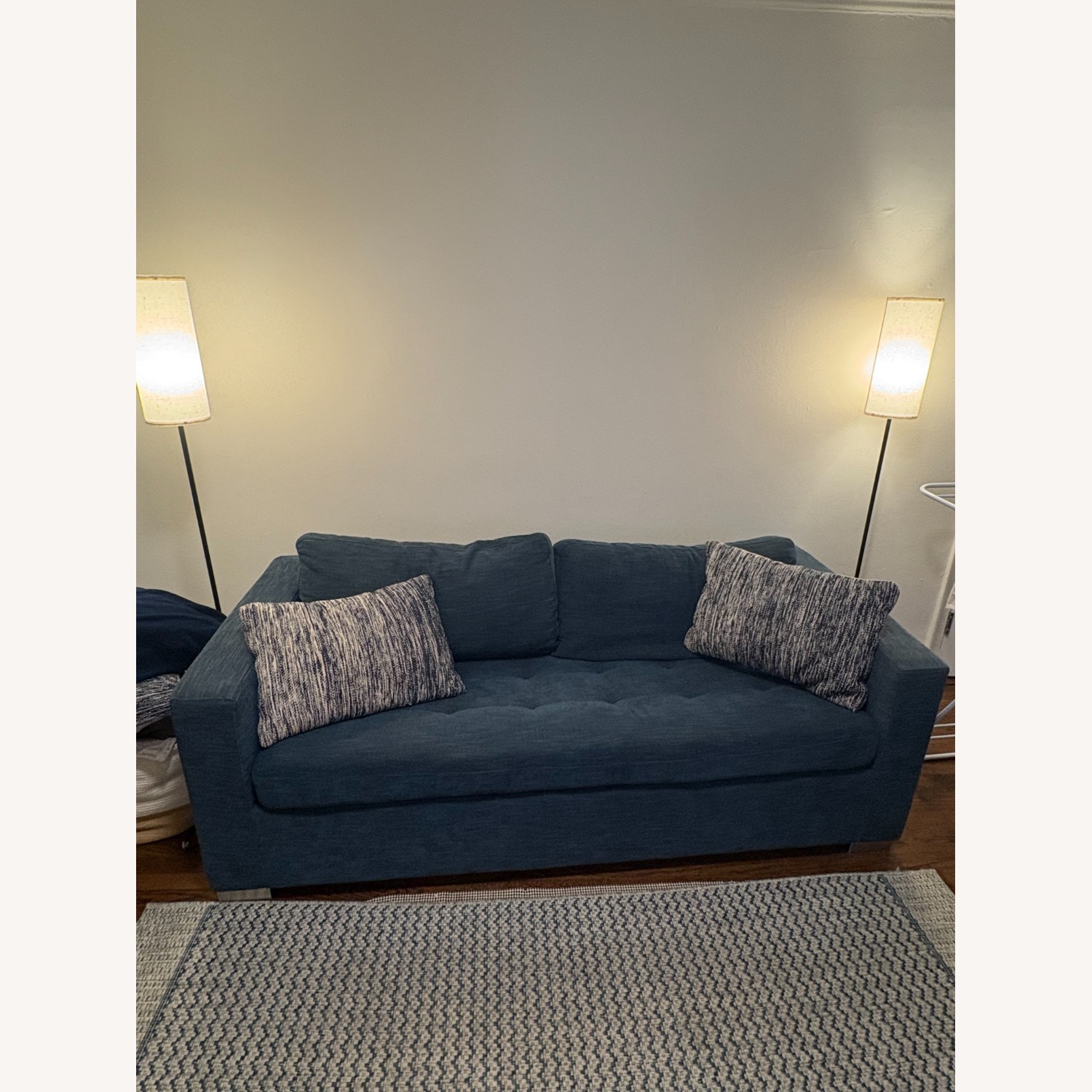 Article Soma Blue Sleeper Sofa - image-1