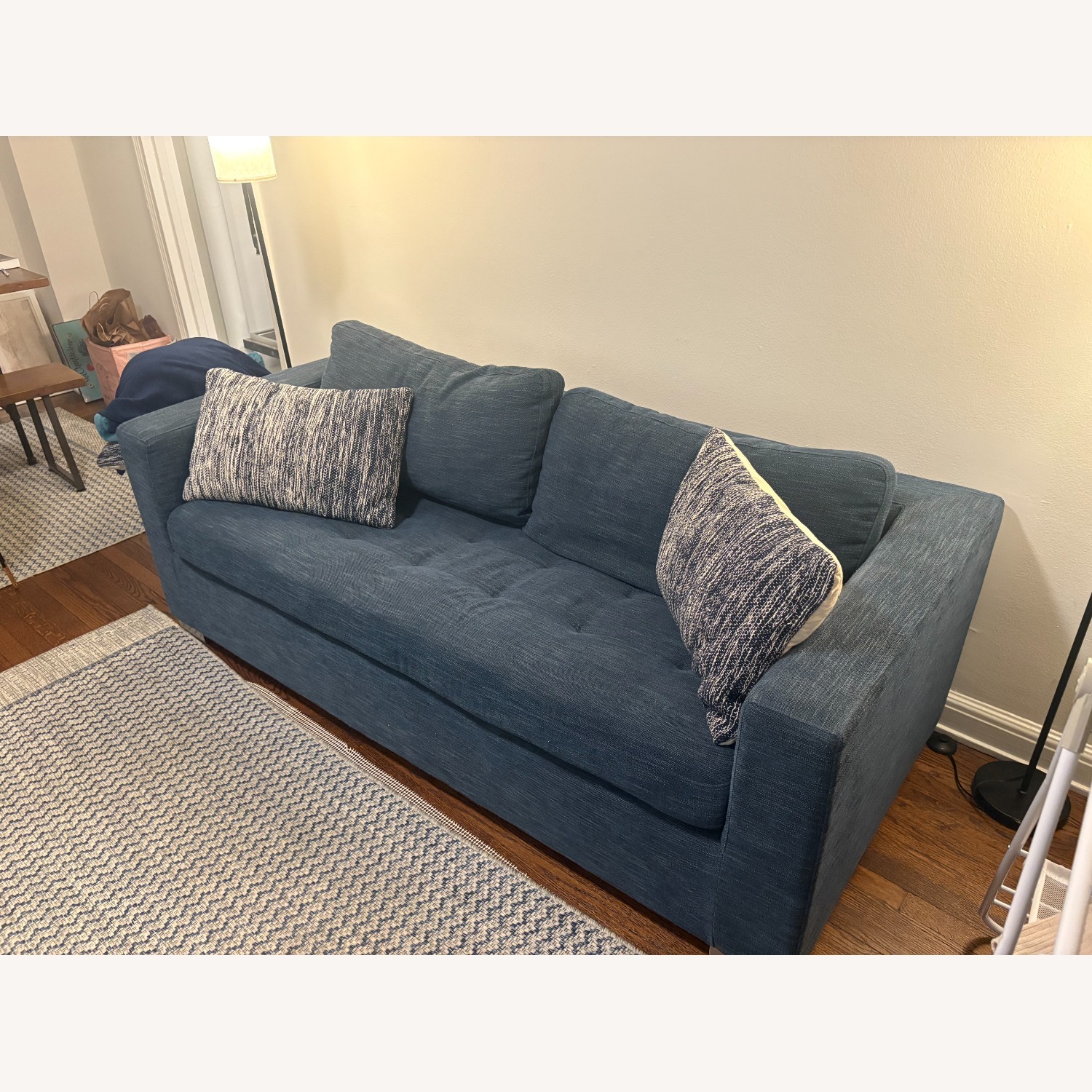 Article Soma Blue Sleeper Sofa - image-2