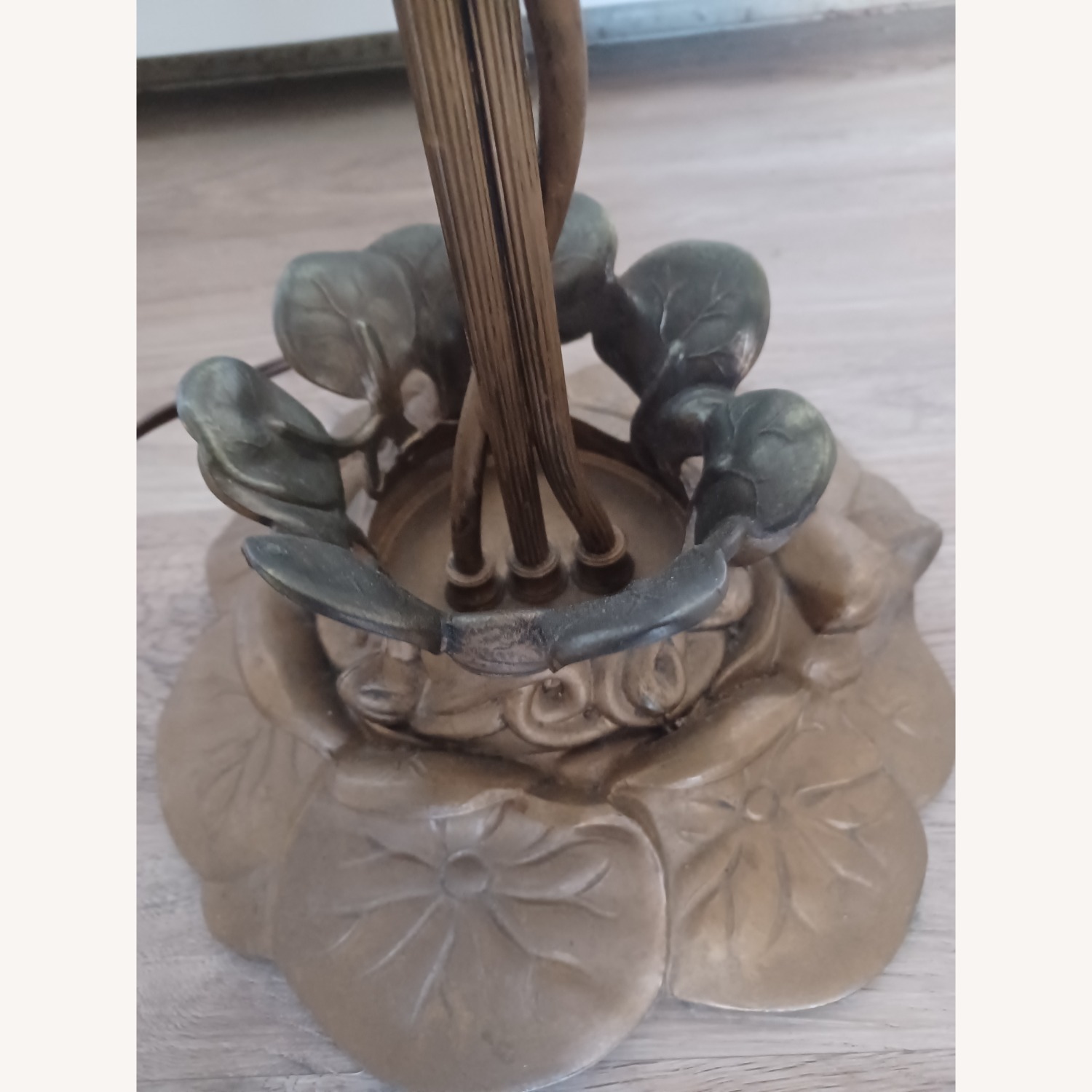 Dark Brown Metal Table Lamp - image-2