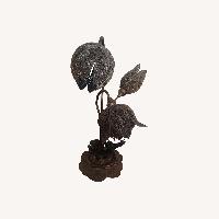 Dark Brown Metal Table Lamp