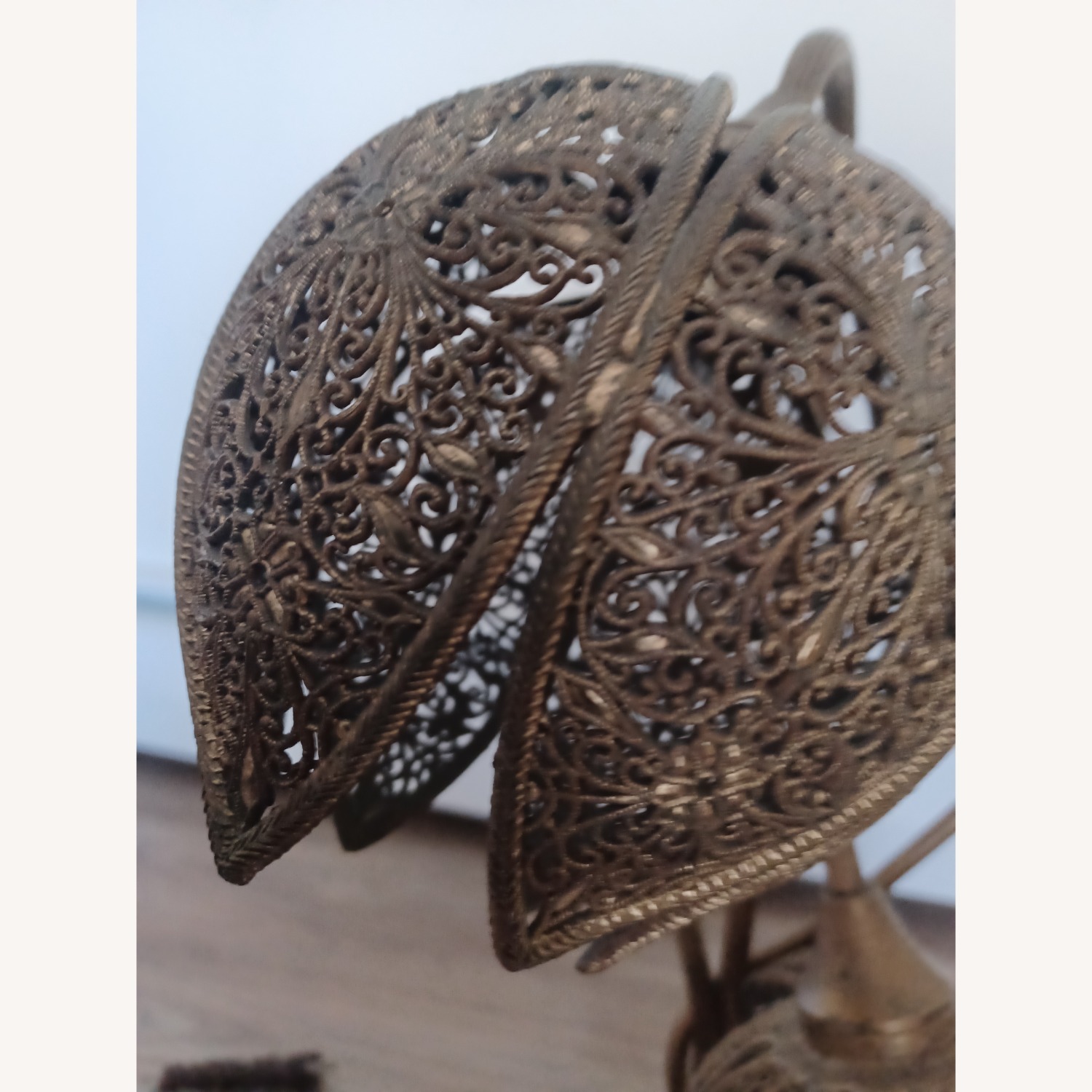 Dark Brown Metal Table Lamp - image-3