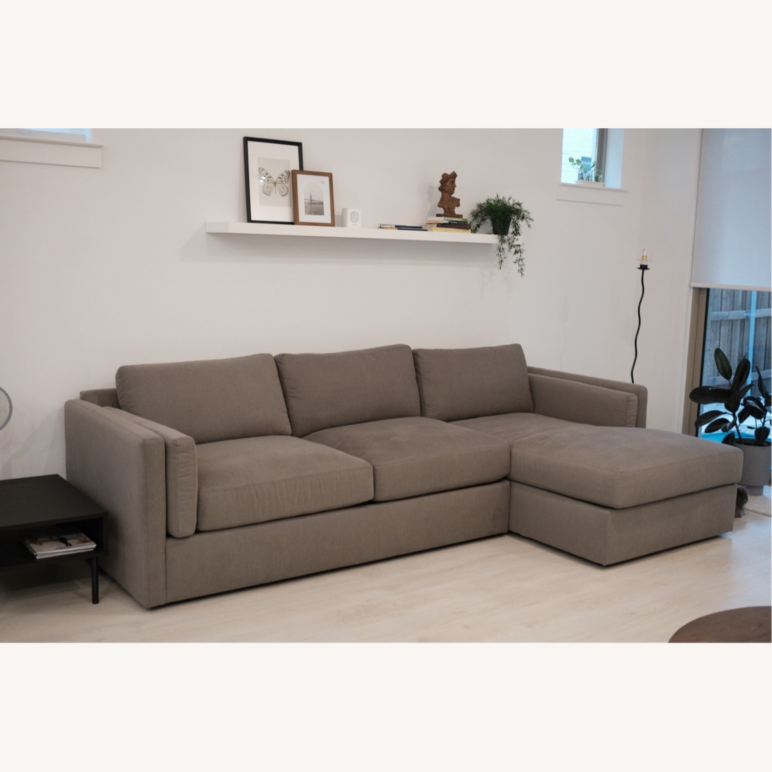 Havertys Jade Dark Gray Fabric 3+ Piece Sectional - image-2